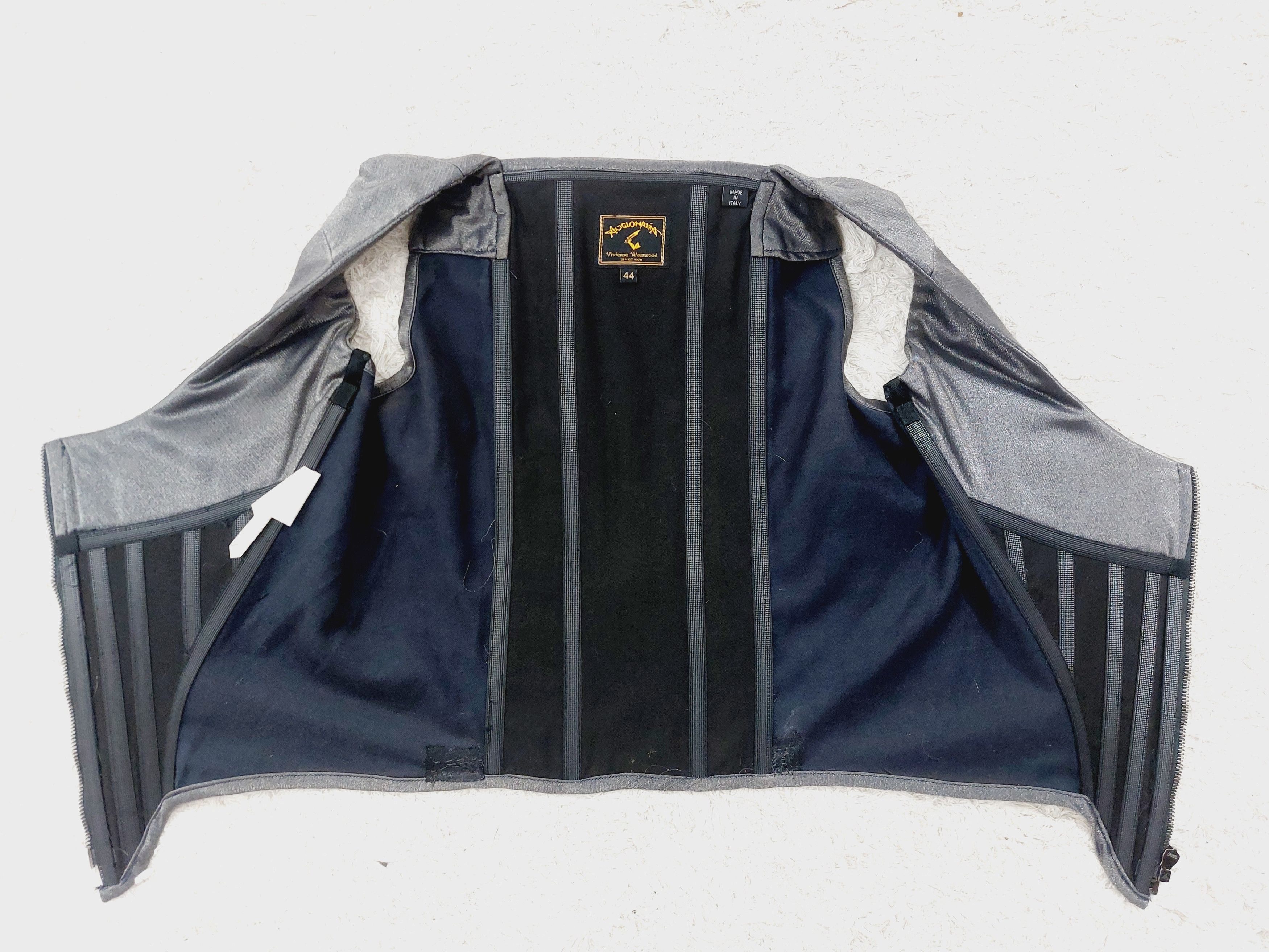 Vivienne Westwood Vivienne Westwood Runway 1998 Silver Anglomania Corset Size S / US 4 / IT 40 - 15 Thumbnail