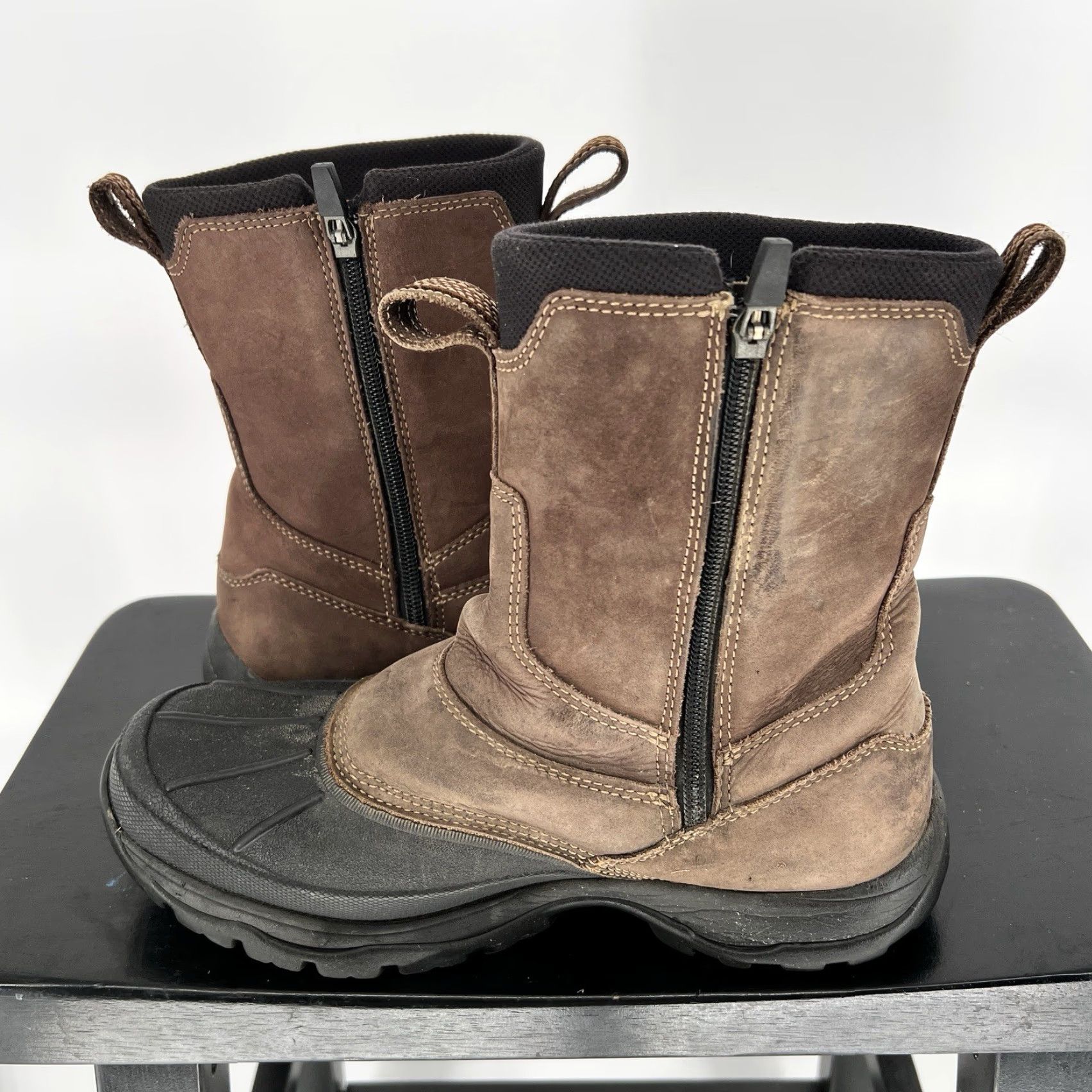Vintage Brown LL Bean Mens Storm Chaser Boots Side Zip TEK 2.5 Size 7 M Size US 7 / EU 40 - 7 Thumbnail