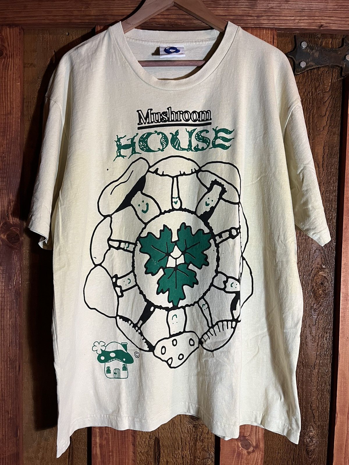 image of Online Ceramics Mushroom House in Natural, Men's (Size 2XL)