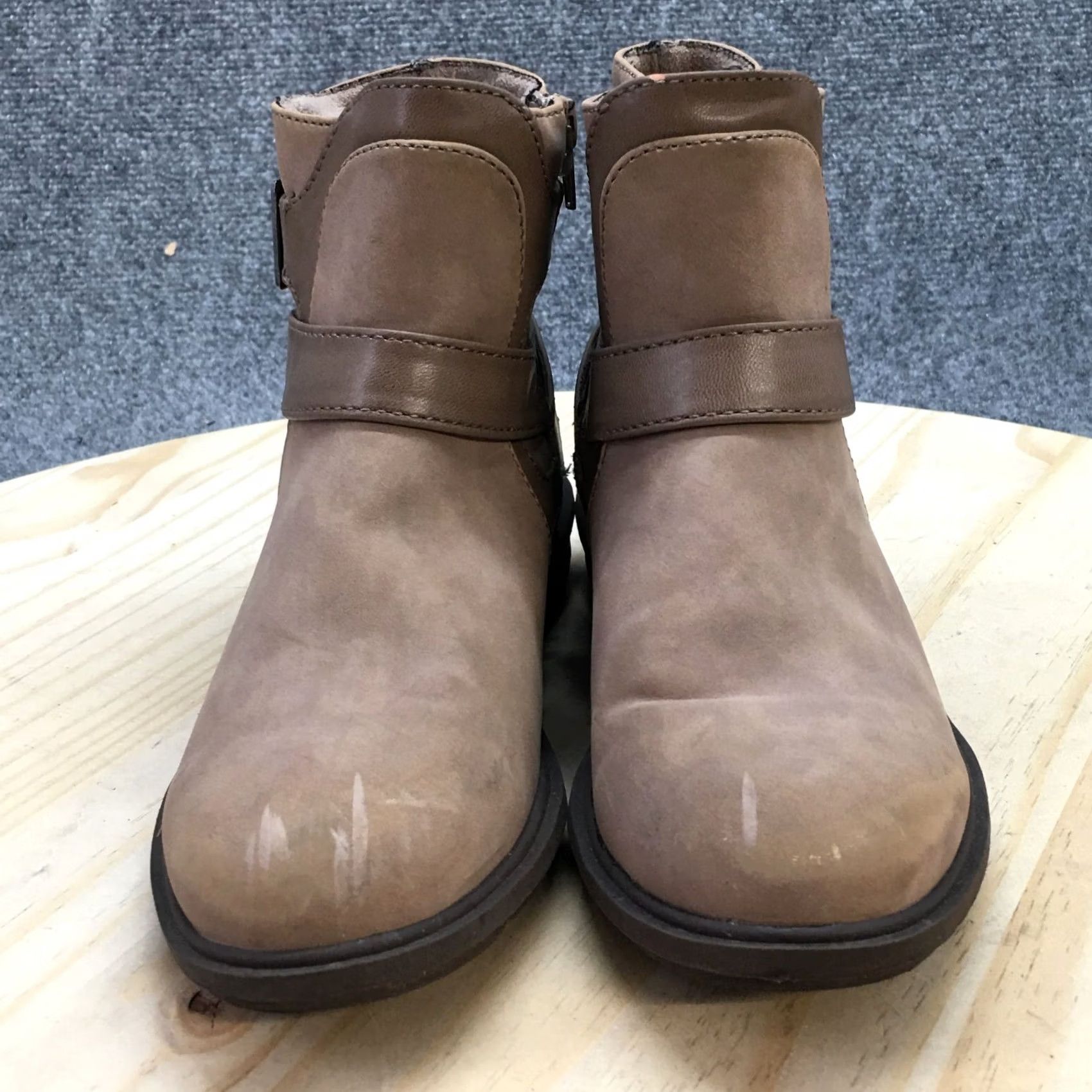 Vintage Rocket Dog Boots Womens 6 Rider Ankle Bootie Brown Faux Leather Round Toe Casual Bootie Size US 6 / IT 36 - 5 Thumbnail