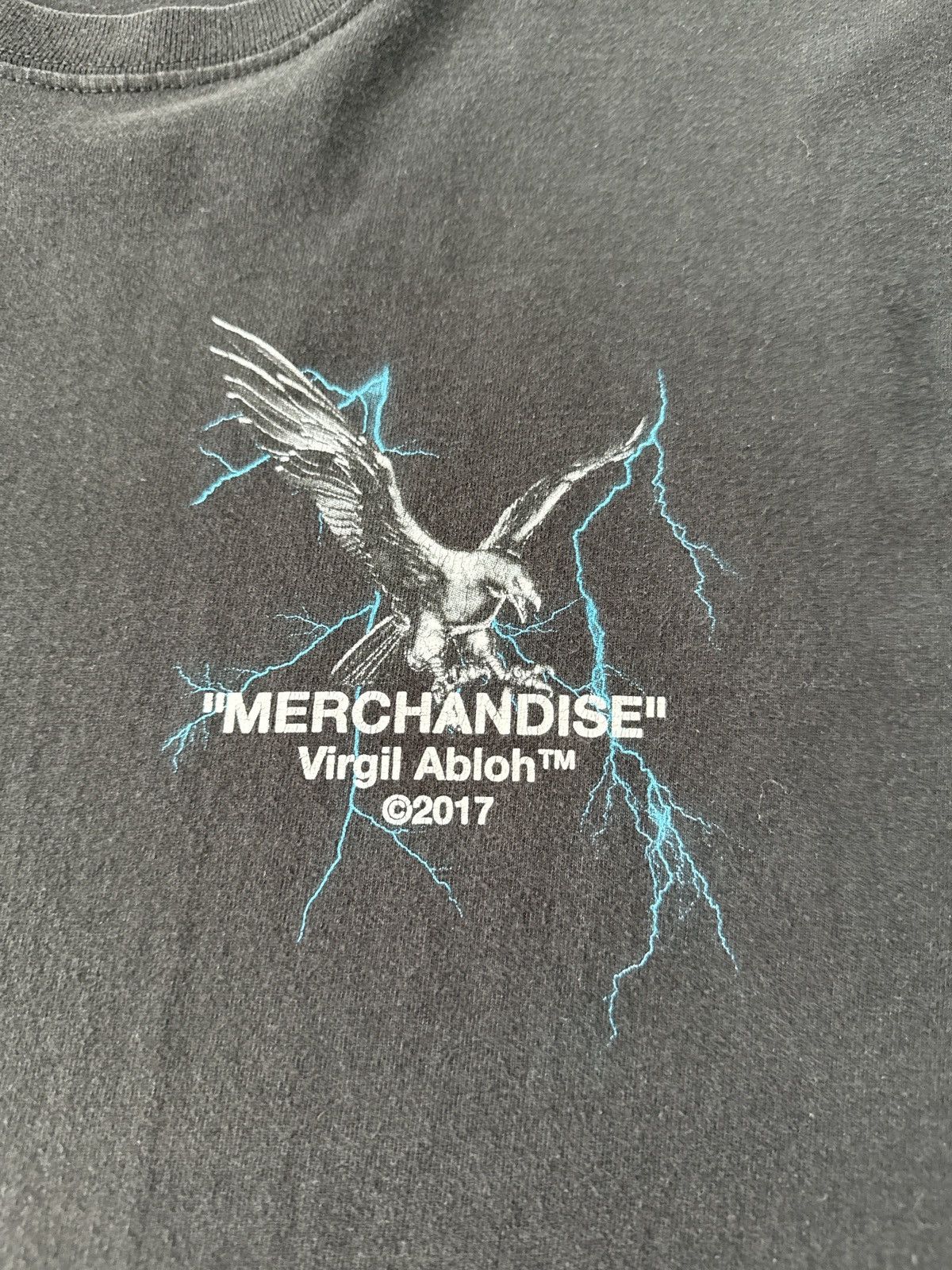 Travis Scott × Virgil Abloh Travis Scott Virgil Abloh “Merchandise” Tee Black Size US M / EU 48-50 / 2 - 5 Thumbnail