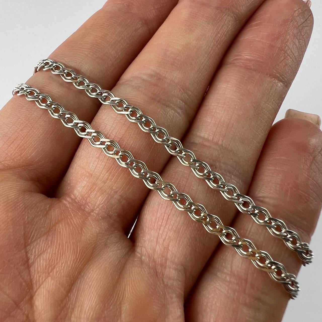 Sterling Silver Vintage Sterling Silver 925 Chain Necklace Signed 5gr Size ONE SIZE - 3 Thumbnail