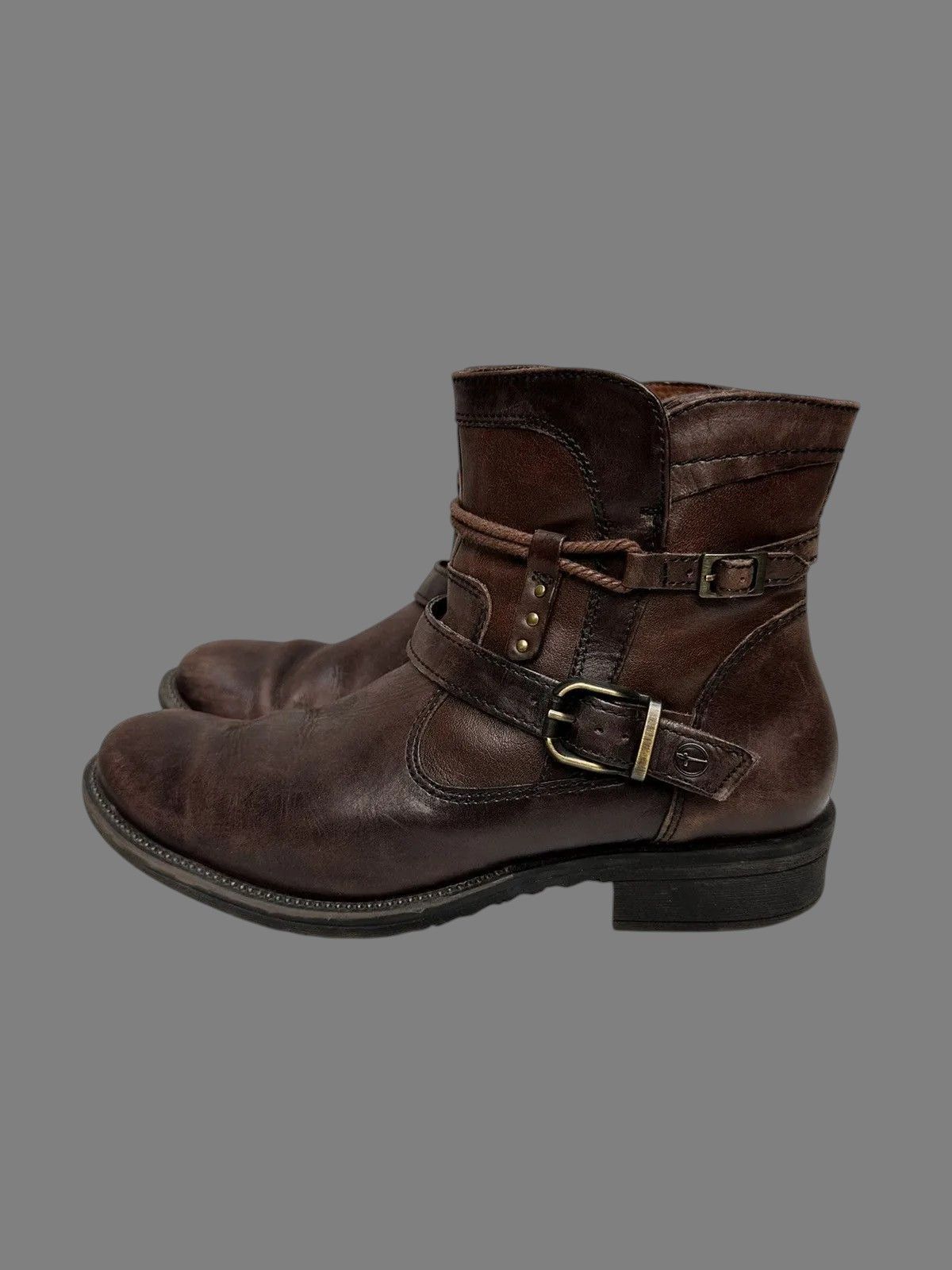 Guidi Vintage DIRK BIKKEMBERGS STYLE Leather Boots Isay Miyake Size US 7 / EU 40 - 5 Thumbnail