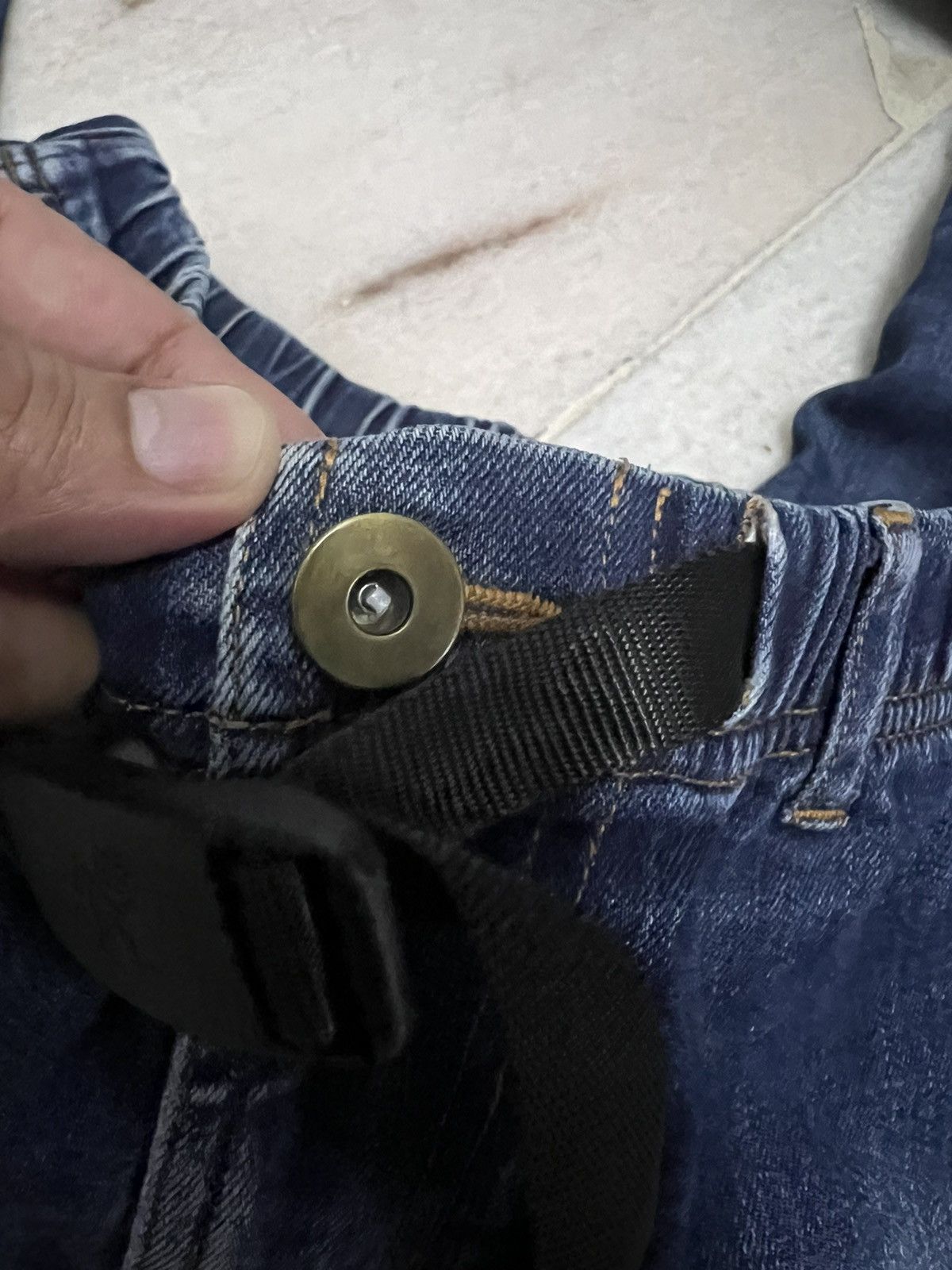 Gramicci × Japanese Brand GRAMICCI DISTRESSED JEANS Size US 31 - 9 Thumbnail