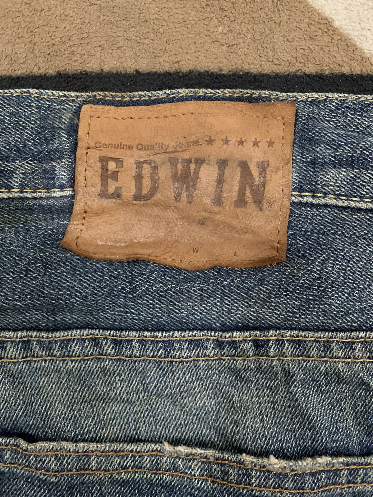Edwin Rare Vintage 90s Edwin USA Loose Fit Kaihara Denim Jeans Size US 36 / EU 52 - 13 Thumbnail
