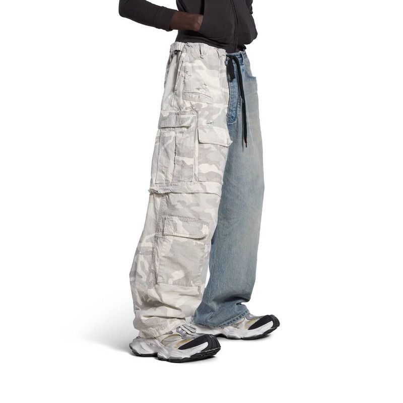 Balenciaga o1tr1nto0825 Baggy Pants in Multicolor Size US 28 / EU 44 - 6 Thumbnail