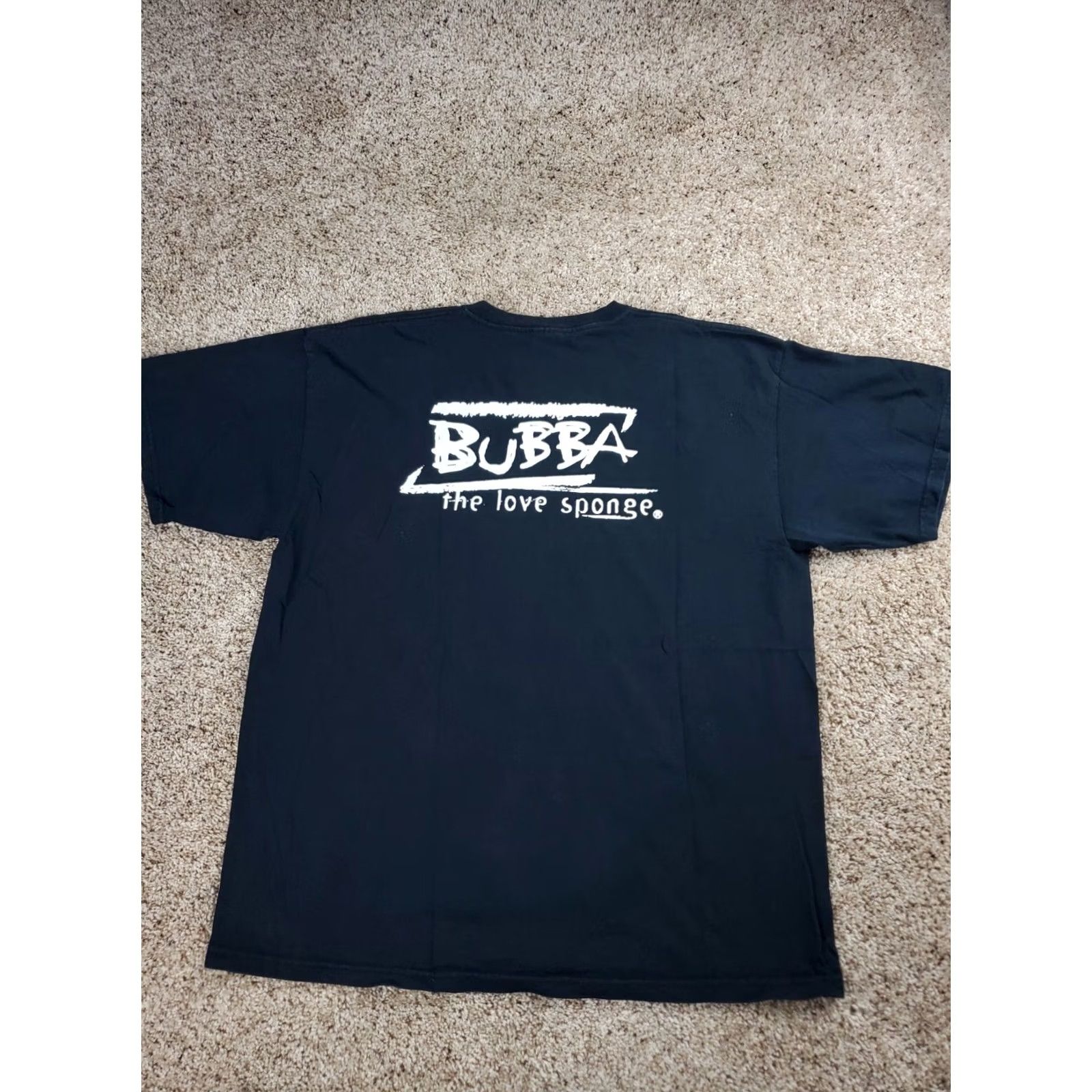 Gildan VINTAGE Bubba The Love Sponge McGillicutty T-Shirt XL Men Black Short Sleeve Crew Neck Logo Gildan 90s Concert Fans Mens Size US XL / EU 56 / 4 - 2 Thumbnail