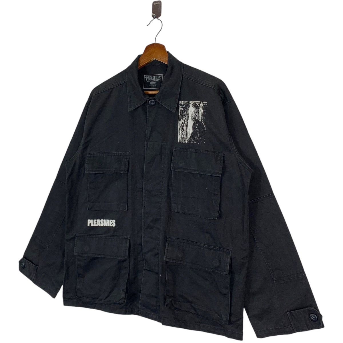 Hypebeast × Pleasures VINTAGE PLEASURES HYPEBEAST LONG SLEEVE BUTTON SHIRT Size US M / EU 48-50 / 2 - 2 Thumbnail