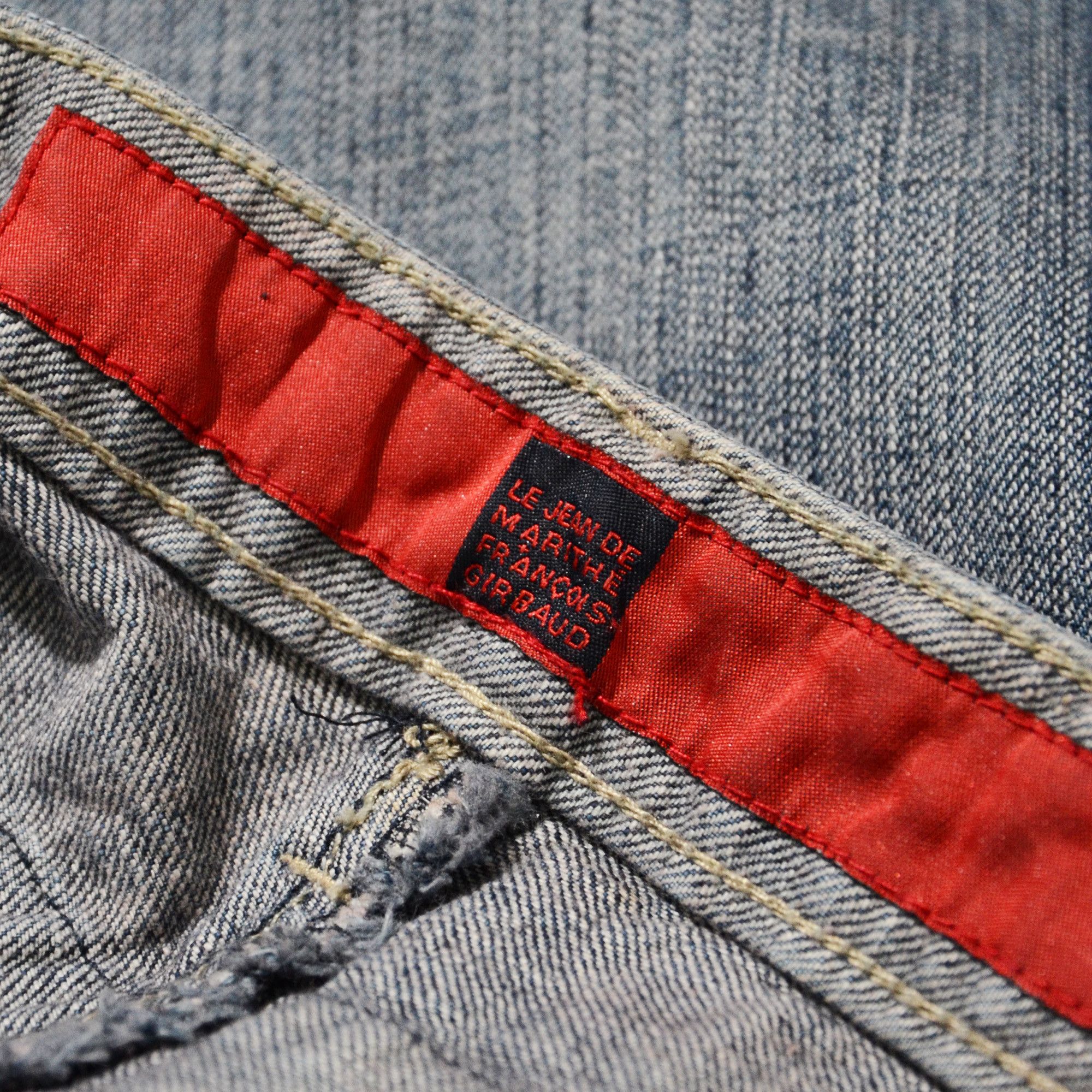 Marithe + Francois Girbaud [Hole Defects] Marithe Francois Girbaud Jeans SPFY2601DP10 Size US 34 / EU 50 - 7 Thumbnail