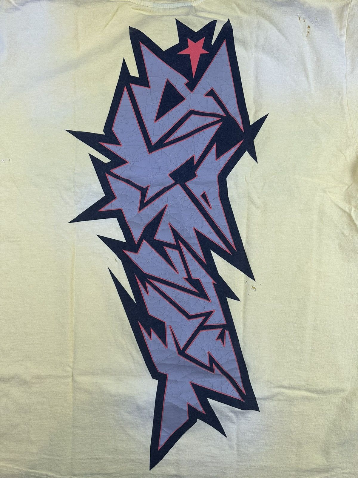 Hellstar Sample Cracked Print T-shirt