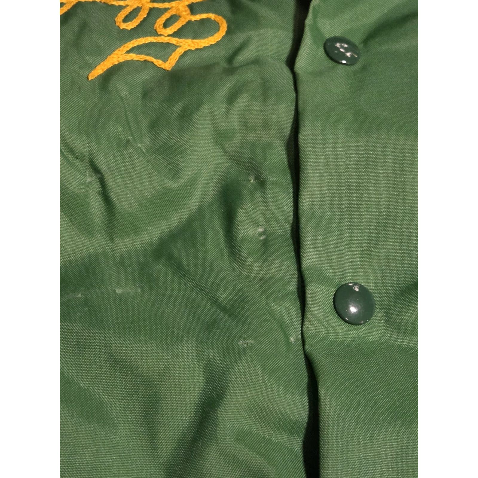 Vintage VINTAGE Lambda Chi Alpha Jacket Mens Medium Green Varsity Fraternity USA Made Distressed Size US M / EU 48-50 / 2 - 3 Thumbnail