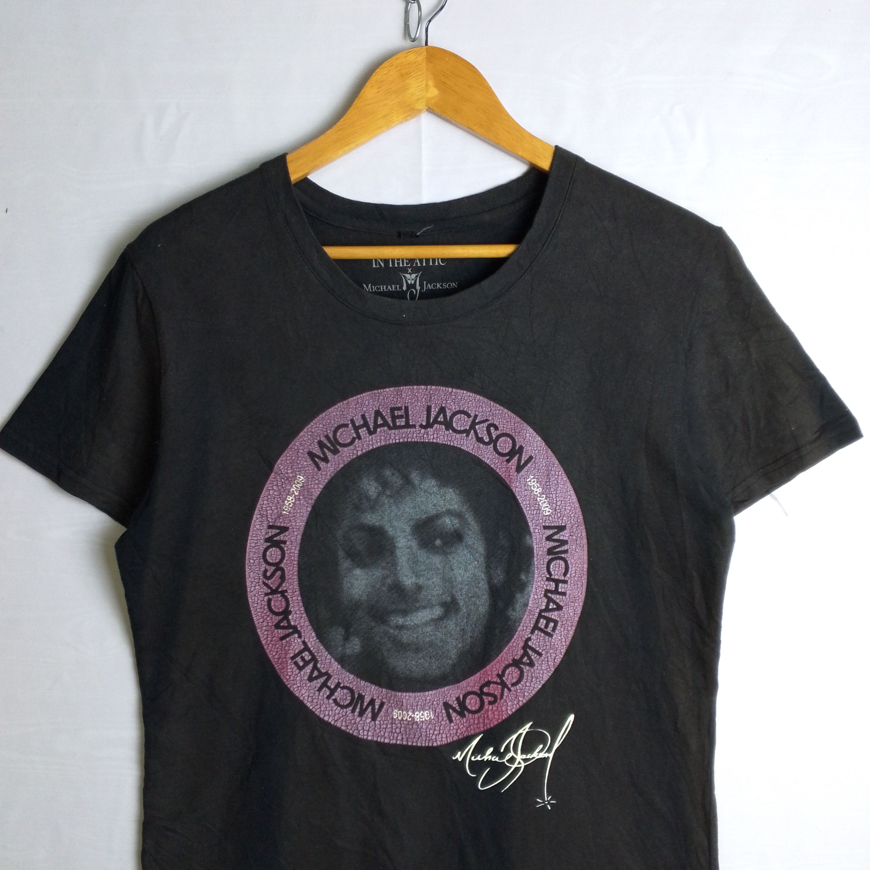 In The Attic Faded In The Attic X Michael Jackson Demonic face Tee Size US M / EU 48-50 / 2 - 5 Thumbnail