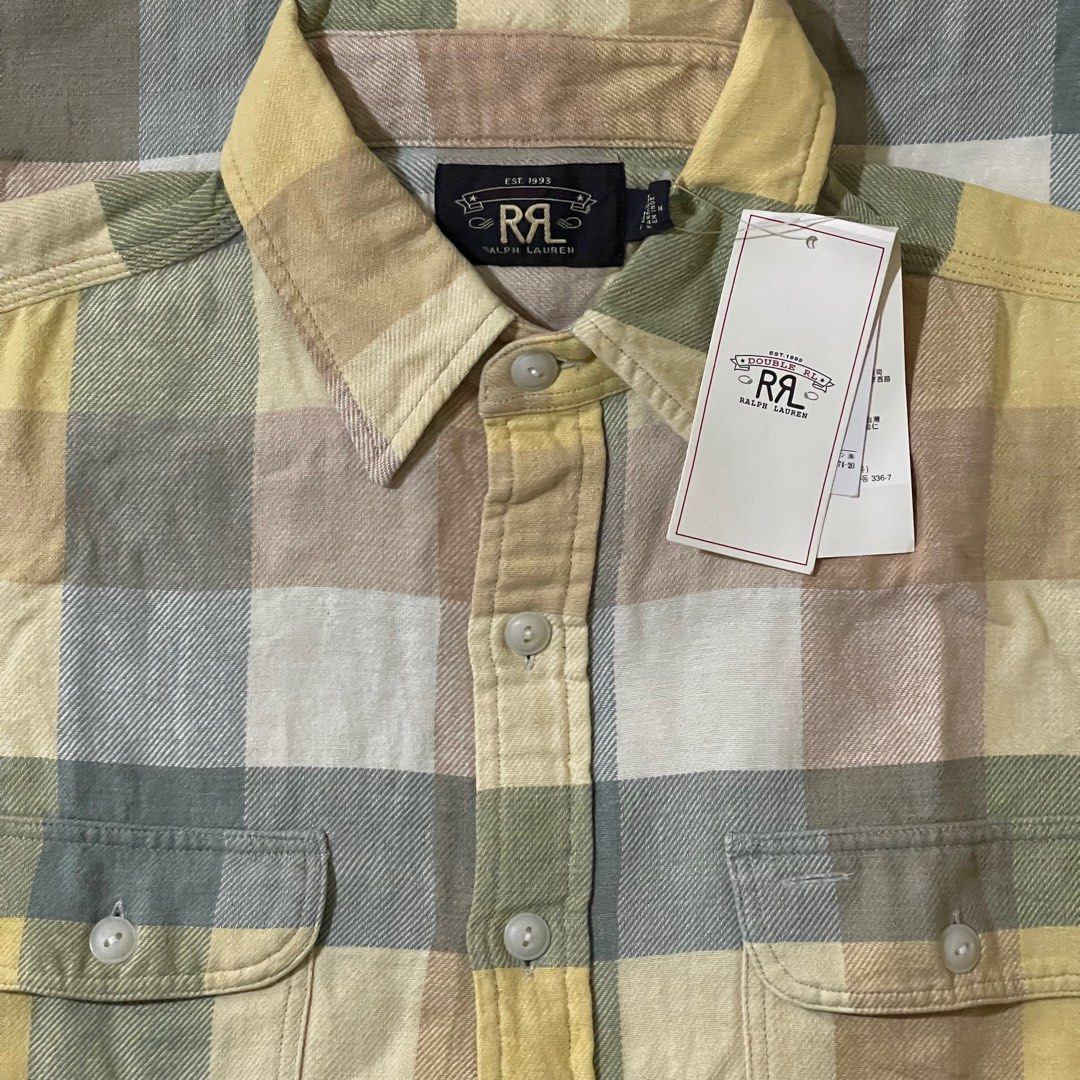 RRL Ralph Lauren rrl shirt flanel Size US L / EU 52-54 / 3 - 3 Thumbnail