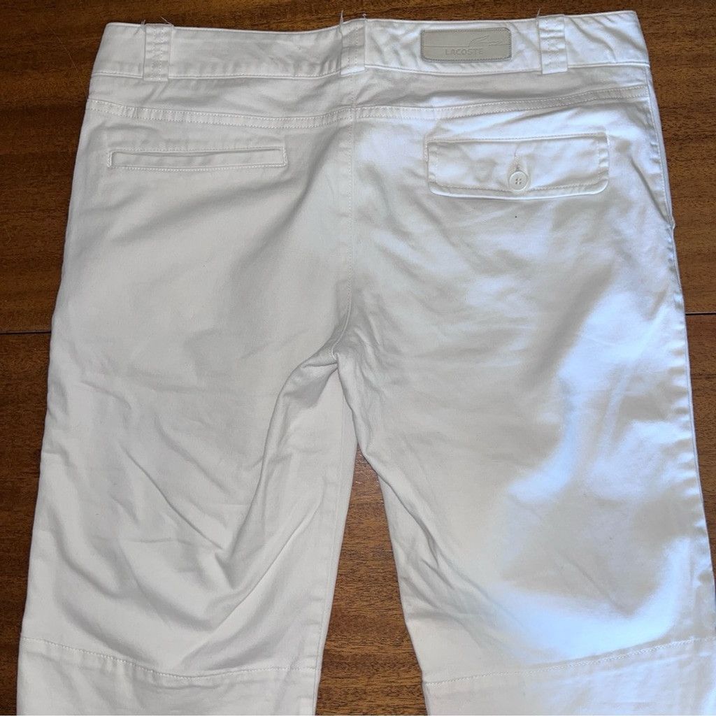 Lacoste Lacoste White Bermuda Shorts Size 28" / US 6 / IT 42 - 3 Thumbnail