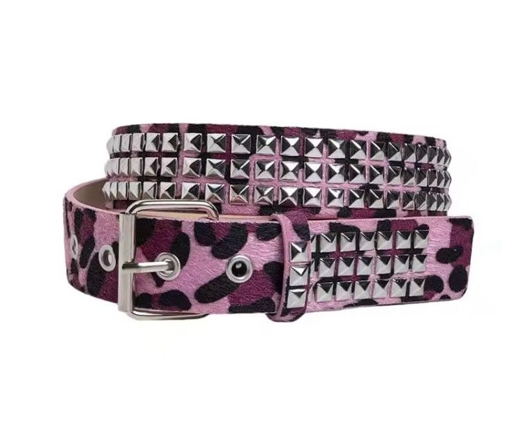 Other cheetah leopard print pu leather belt Size ONE SIZE - 2 Thumbnail