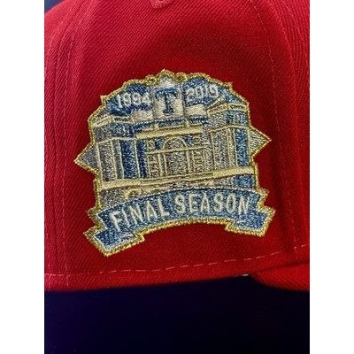 New Era Texas Rangers Final Season GLOW Patch Red 59FIFTY Fitted 7 1 Size ONE SIZE - 2 Thumbnail