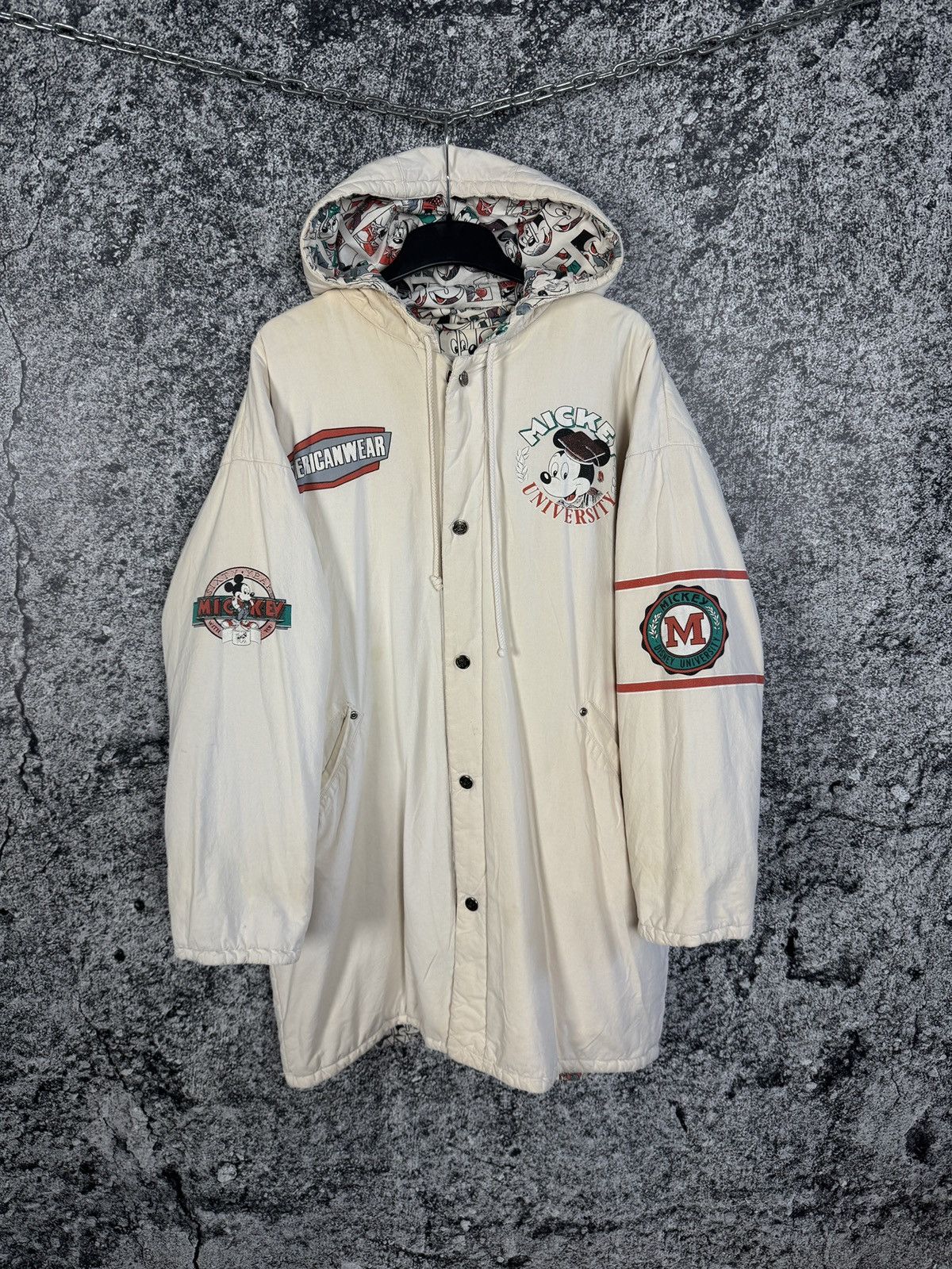 Disney Rare Vintage Mickey Disney Americanwear Reversible Jacket Size US XL / EU 56 / 4 - 2 Thumbnail