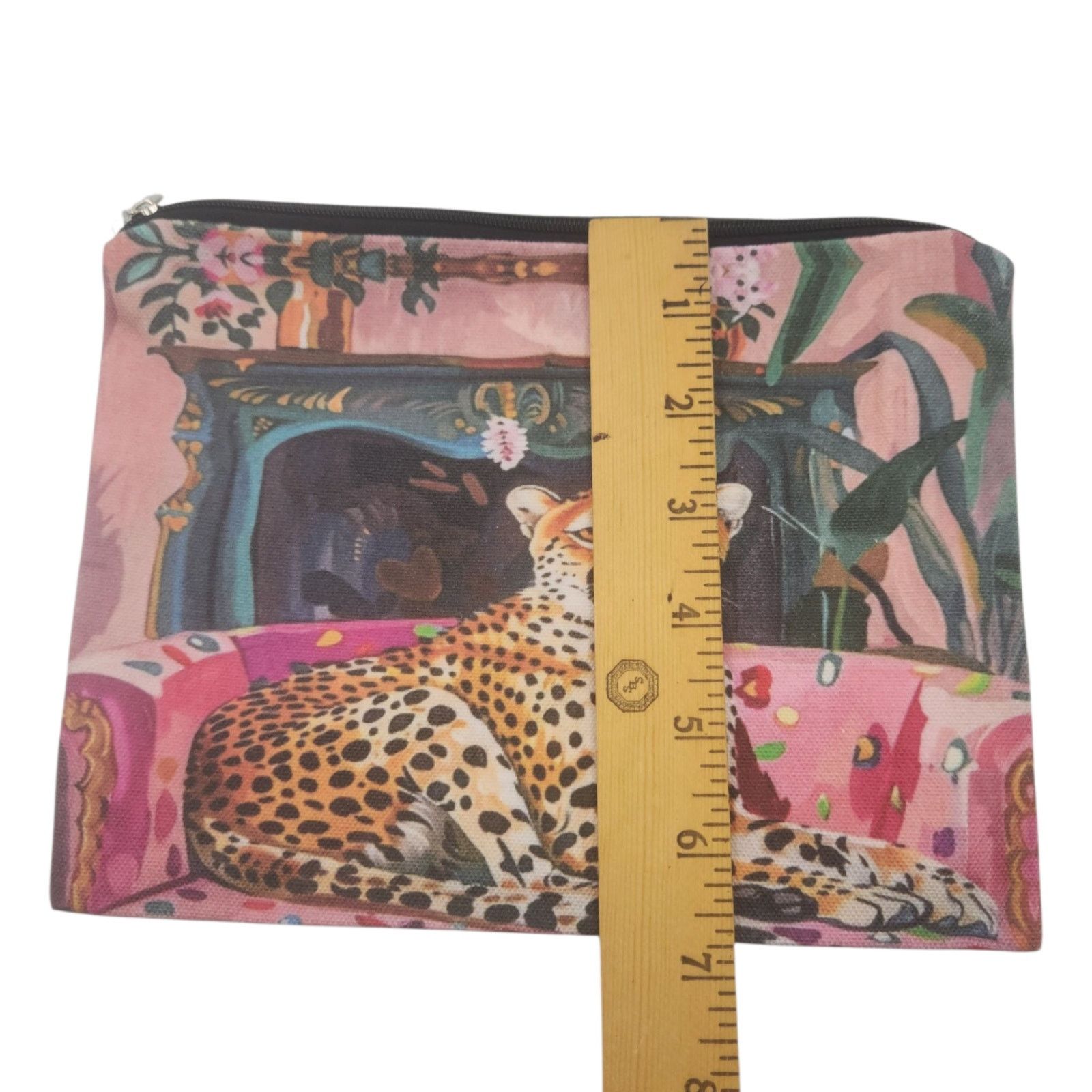 Other Bohemian Leopard Jungle Cosmetic Bag Artistic Makeup Pouch Size ONE SIZE - 10 Thumbnail