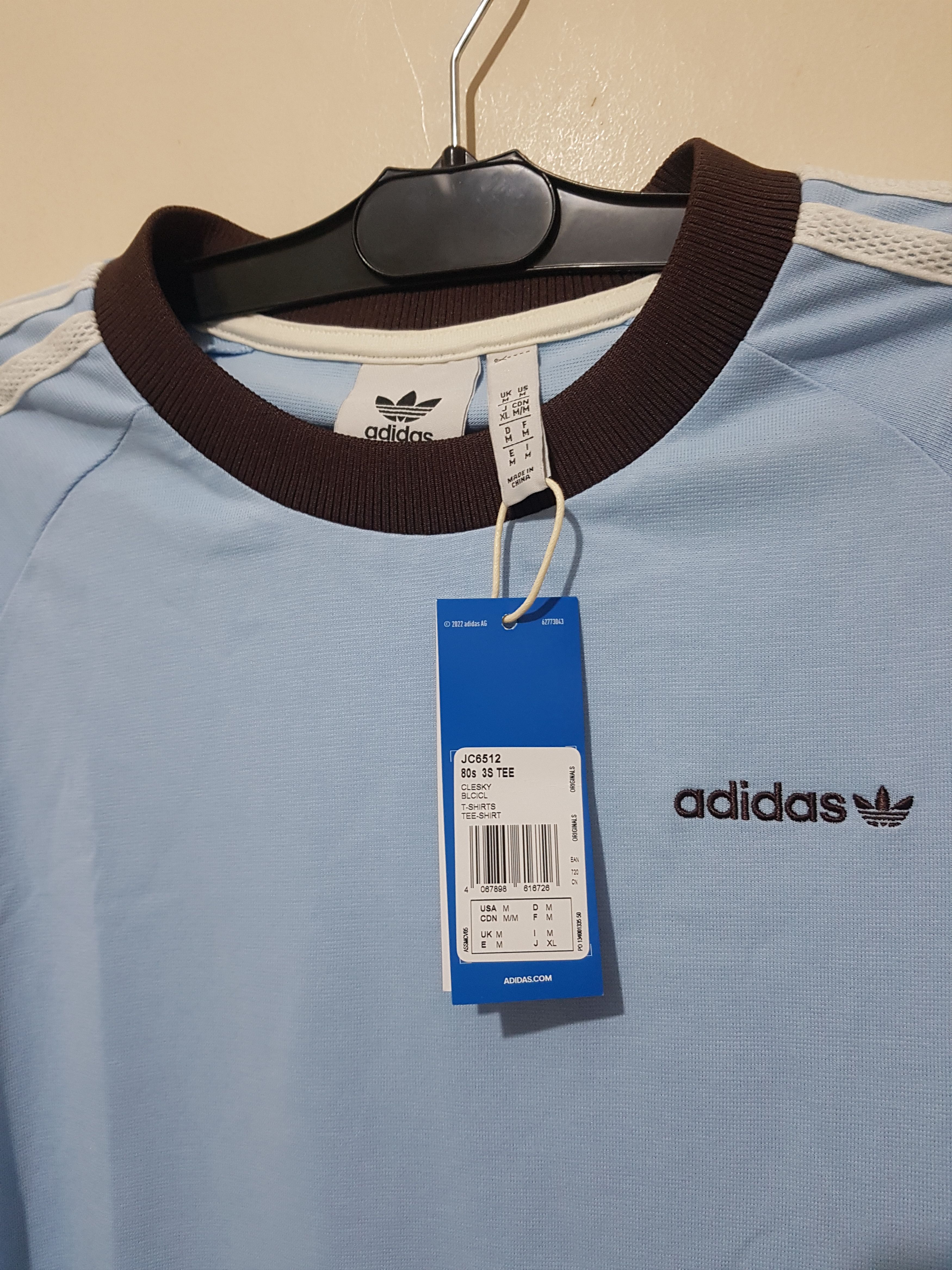 Adidas 80's Premium 3-Stripes Cali Tee Vintage JC6512 Size US M / EU 48-50 / 2 - 2 Thumbnail