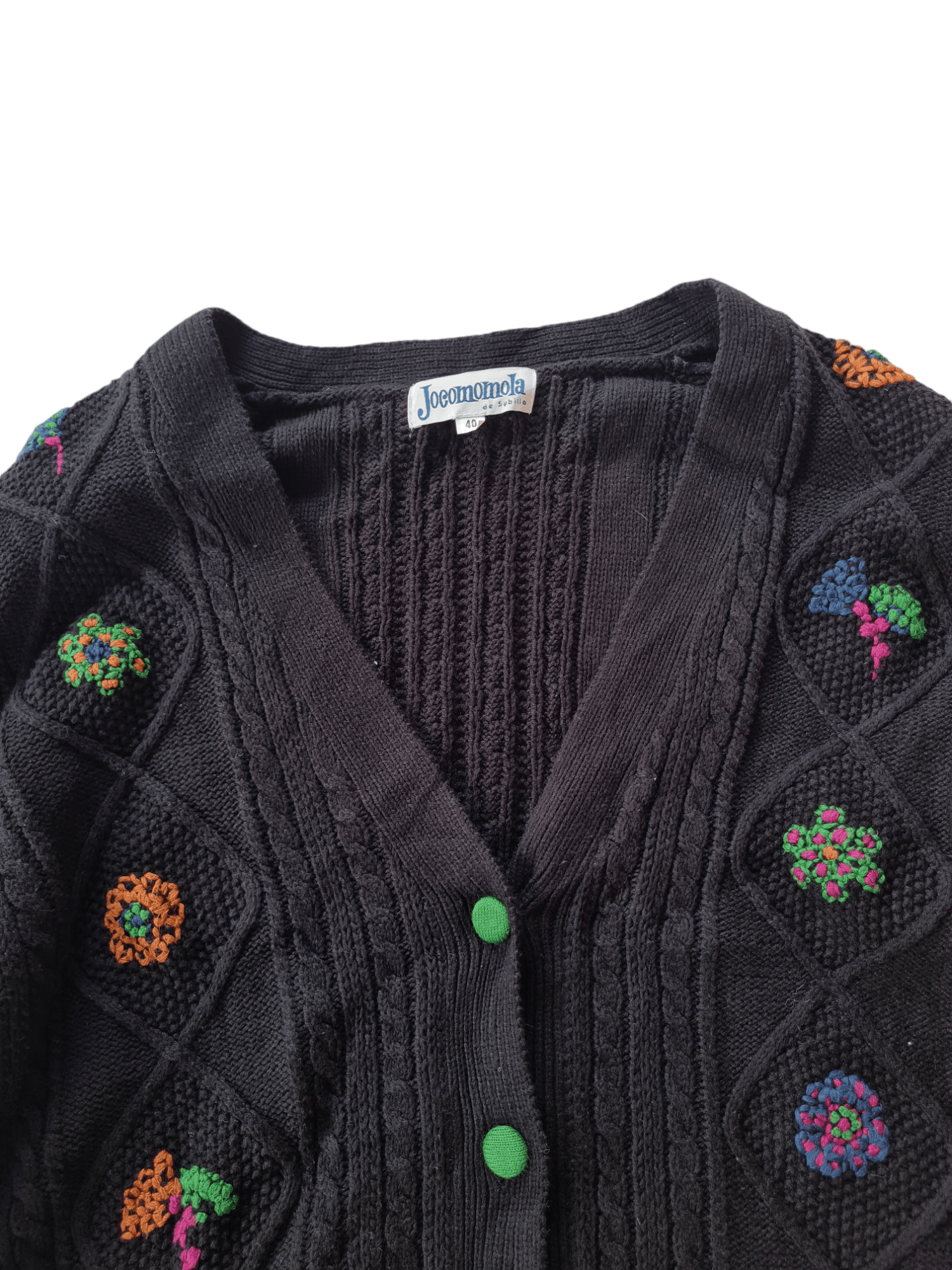 Japanese Brand × Vintage JOCOMOMOLA Vtg Cardigan Knit Size US M / EU 48-50 / 2 - 6 Thumbnail