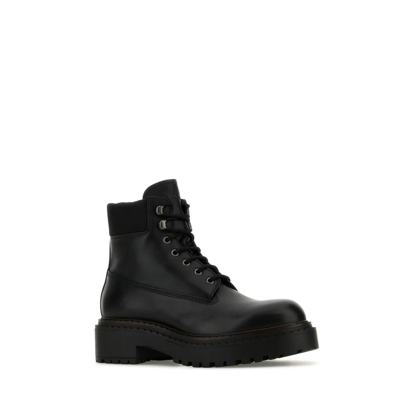 Prada PRADA Black Leather Ankle Boots New And Authentic (Men's siz Size US 9.5 / EU 42-43 - 2 Thumbnail