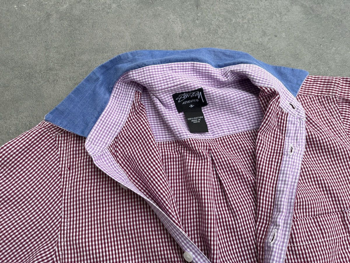 Japanese Brand × Stussy 🔥❤️OLD STUSSY Vintage Buttoned Checkered Shirt Size US M / EU 48-50 / 2 - 5 Thumbnail