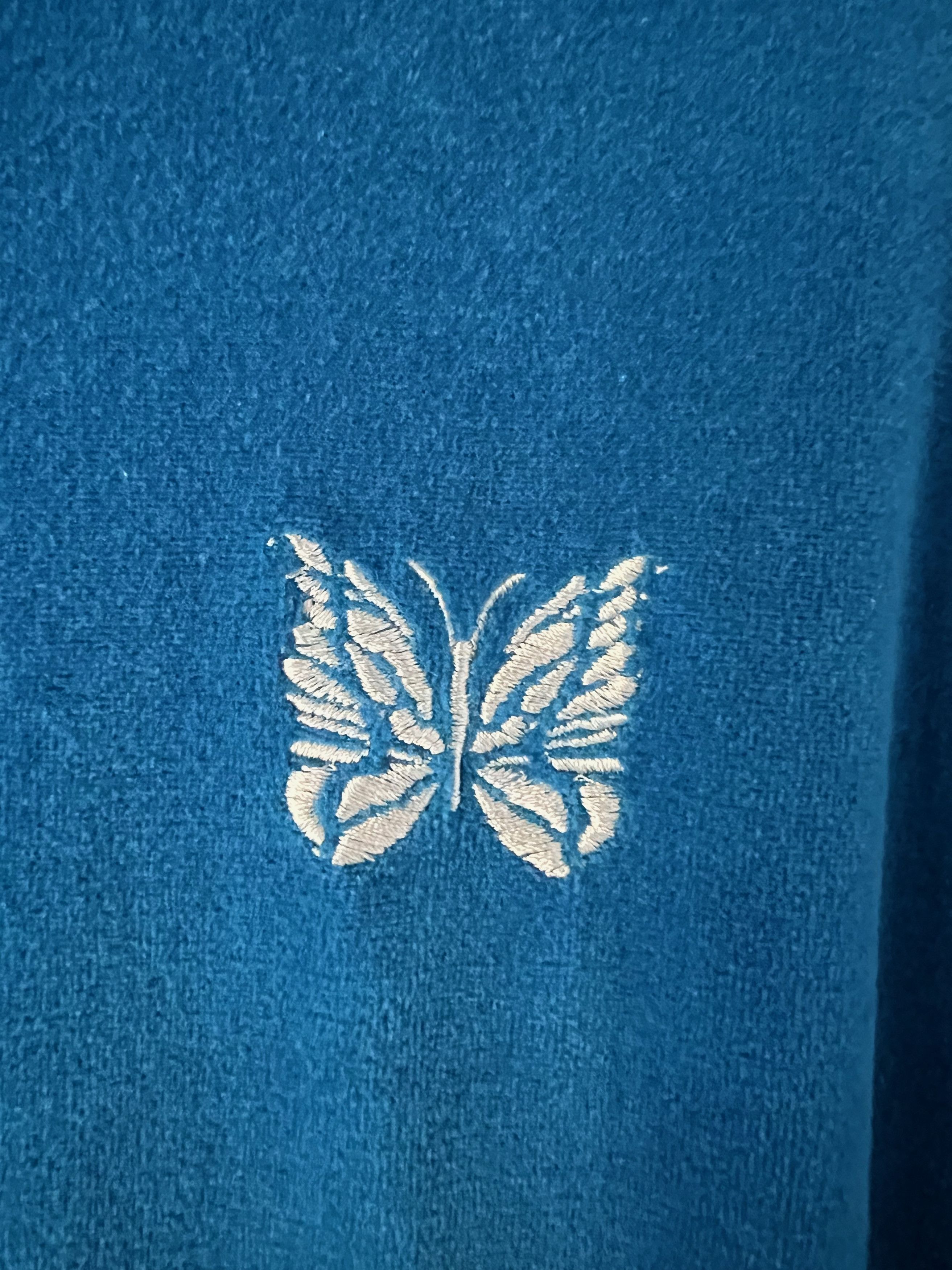 Needles Blue Hoodie Size US L / EU 52-54 / 3 - 3 Thumbnail