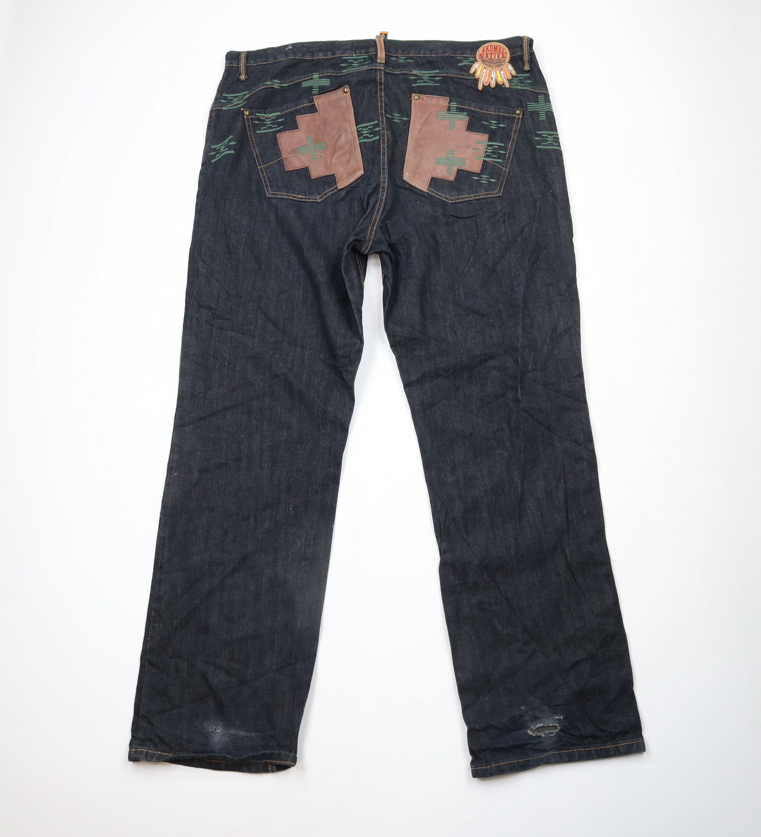 Vintage Vintage Y2K Streetwear Fiesta Warrior Baggy Wide Leg Jeans Size US 42 / EU 58 - 9 Thumbnail