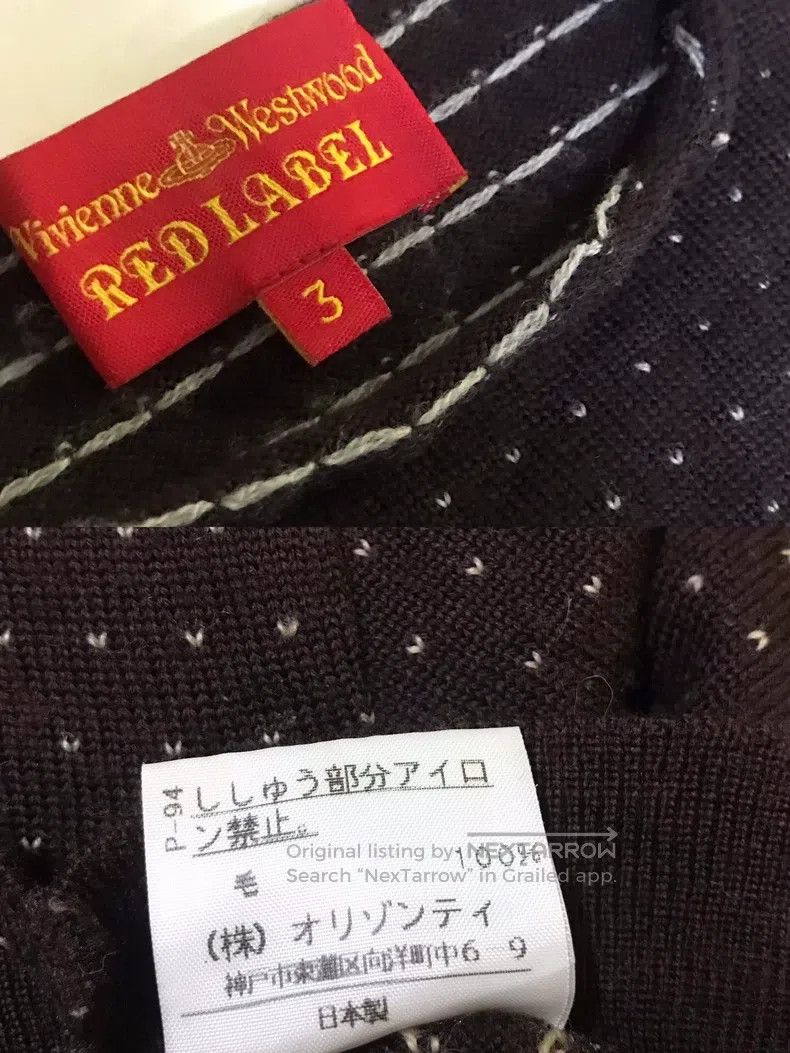 Vivienne Westwood Vivienne Westwood Knit Top with Star Embroidery in Caramel Size L / US 10 / IT 46 - 5 Thumbnail