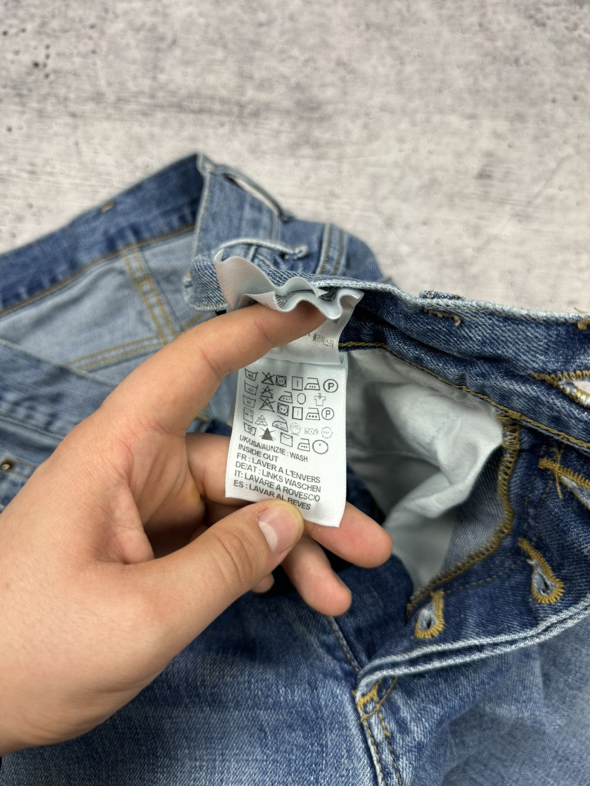 Carhartt Vintage Carhartt WIP Marlow Pant Stonewashed Denim Jeans Size US 29 - 13 Thumbnail