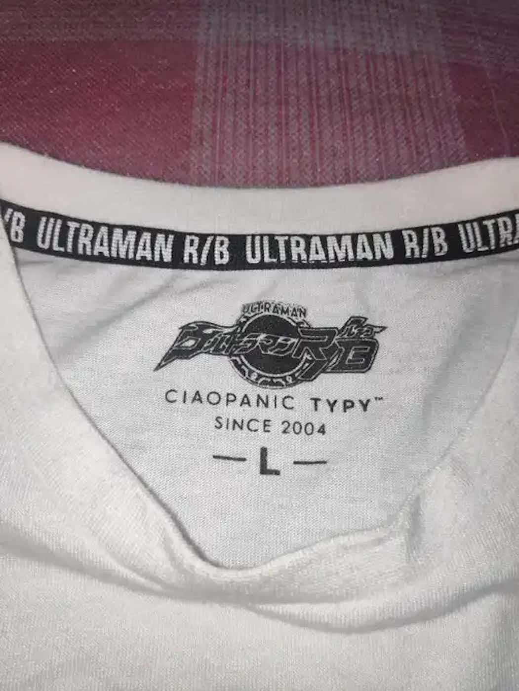 Anime × Cartoon Network × Japanese Brand RARE Ultraman R/b Ultraman Rosso Blu Pocket Tee Size US L / EU 52-54 / 3 - 5 Thumbnail