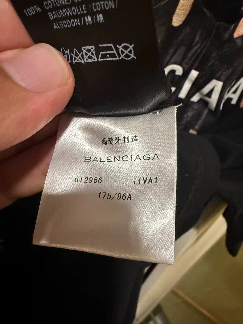 Balenciaga Balenciaga Band Print Short Sleeve T-Shirt Size US M / EU 48-50 / 2 - 9 Thumbnail