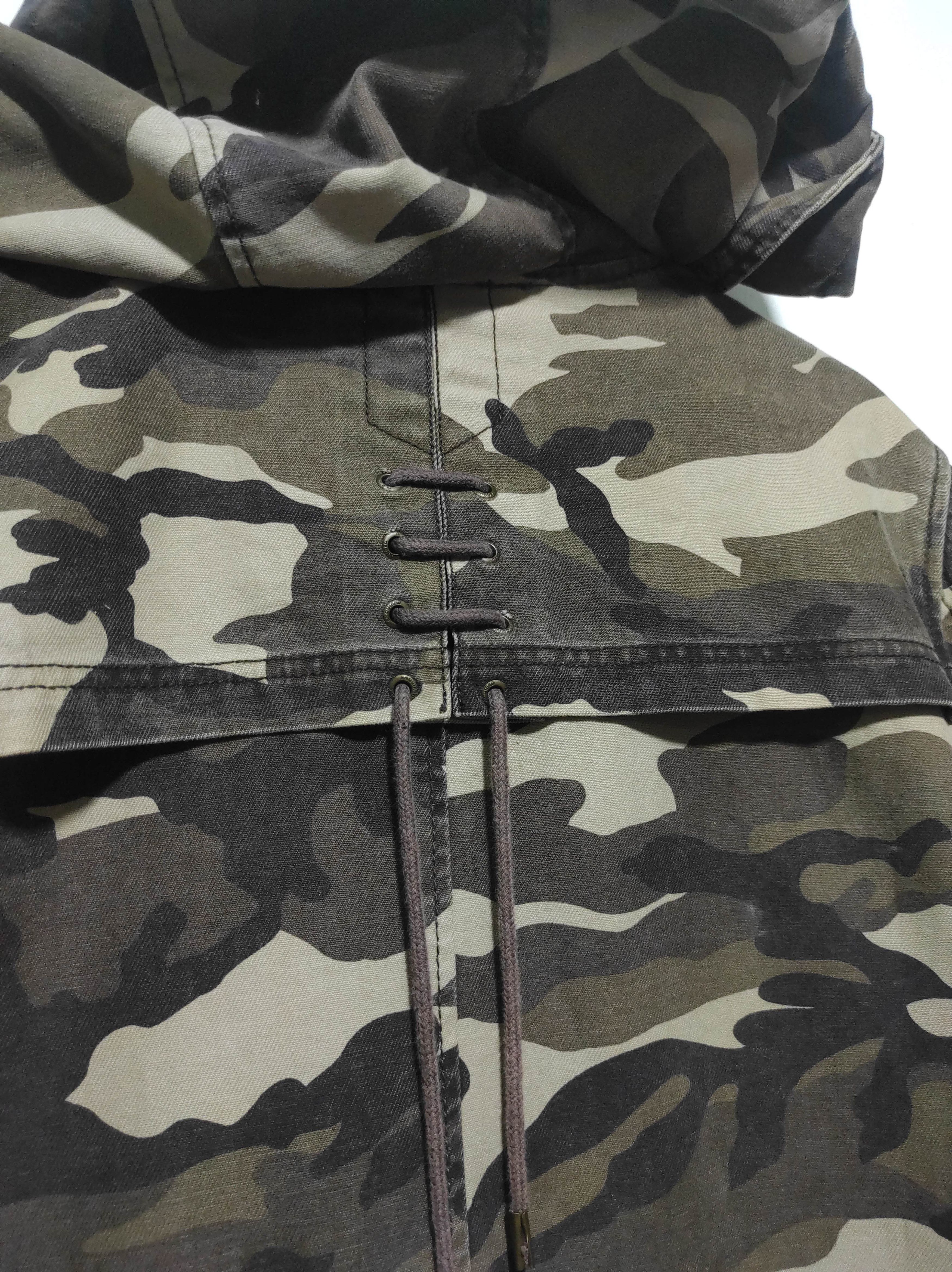 14th Addiction Ask Enquired Camo Multi Pocket Hoodie Jacket Size US M / EU 48-50 / 2 - 18 Thumbnail