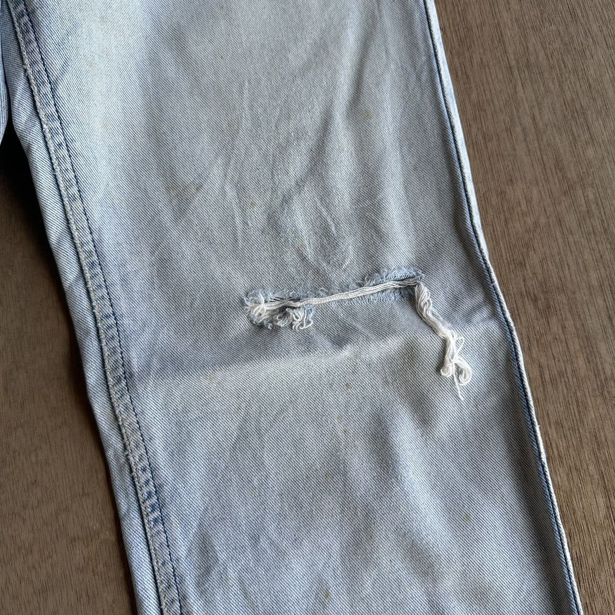 Lee VINTAGE LEE RIDERS JEANS LIGHTWASH DISTRESSED DENIM PANTS Size US 28 / EU 44 - 6 Thumbnail