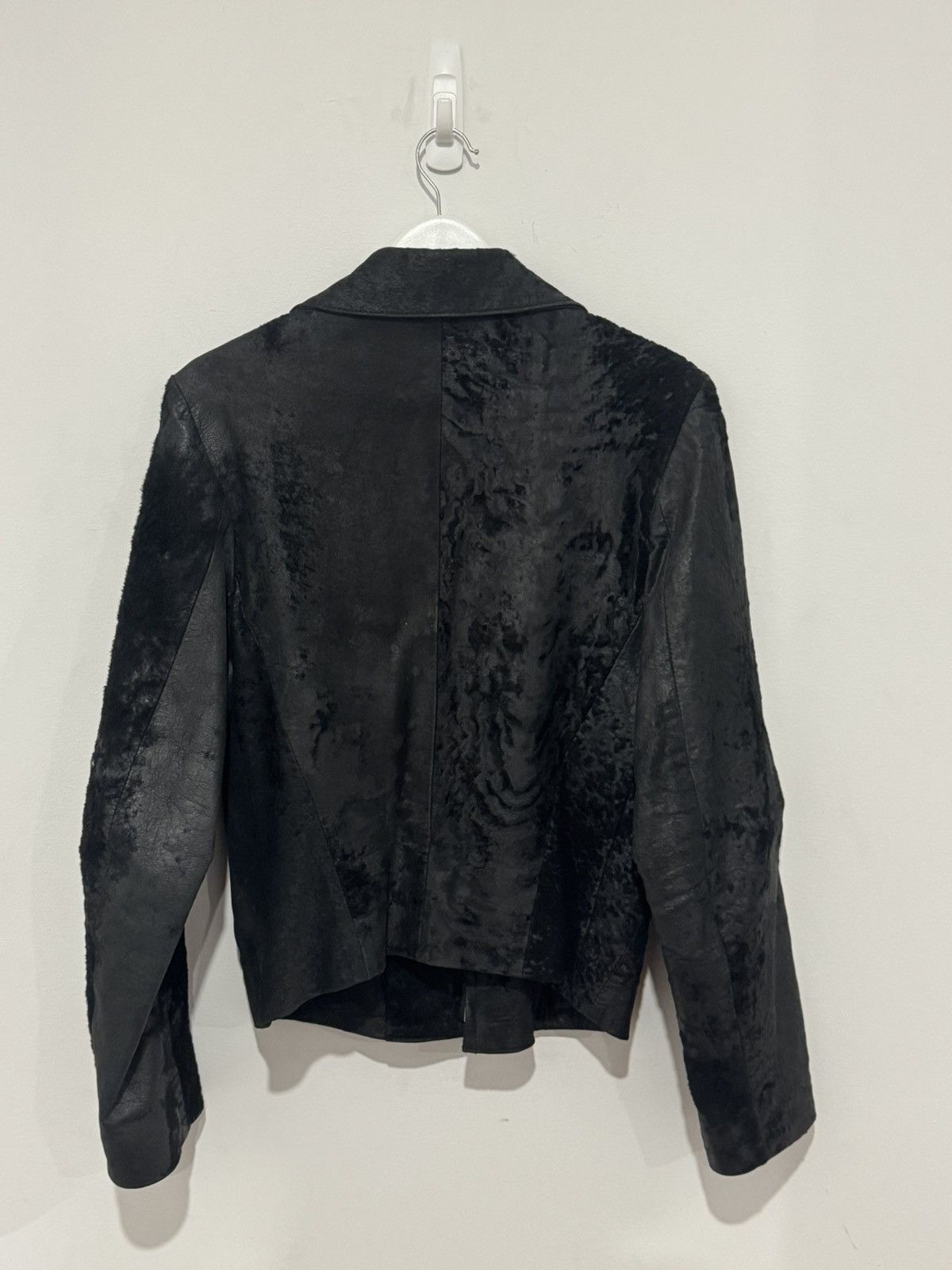 Ann Demeulemeester Ann Demeulemeester 02AW Raw Sheepskin Leather Jacket Size US M / EU 48-50 / 2 - 2 Thumbnail