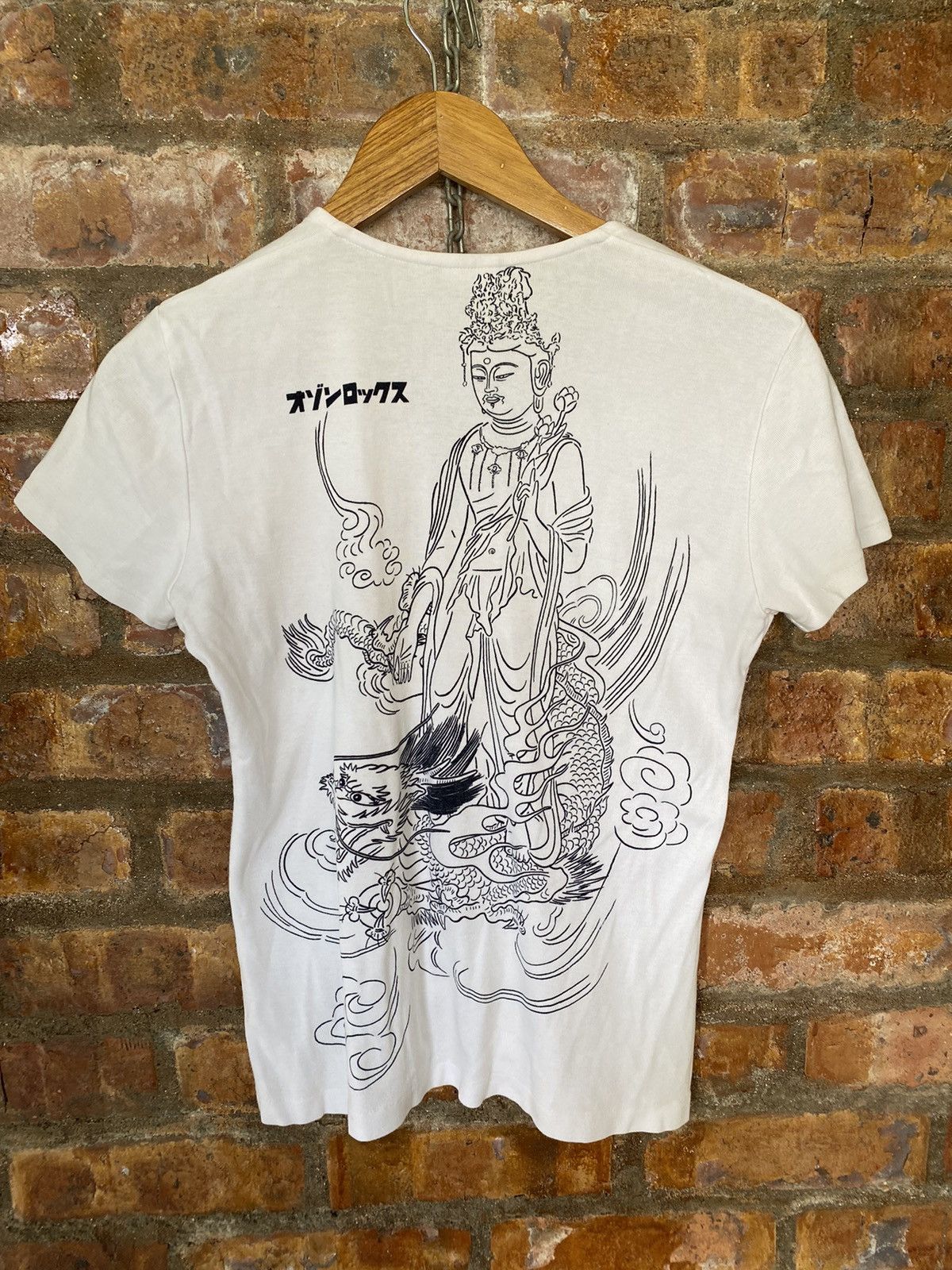 90s OZONE ROCKS 半袖 Tシャツ ヒステリック 菩薩 観音 Y2K 90s OZONE ROCKS 半袖 Tシャツ ヒステリック 菩薩 観音 Y2K