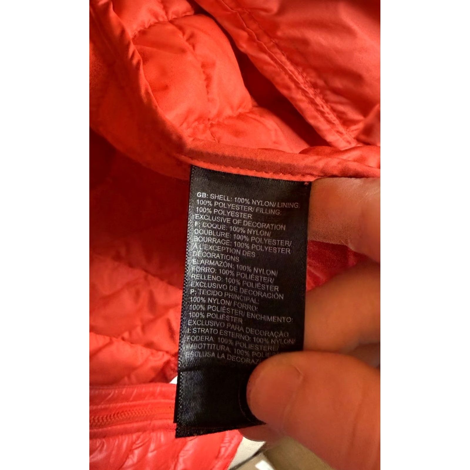 The North Face The North Face ThermoBall Eco Jacket Womens Small Red Quilted Puffer - READ Size S / US 4 / IT 40 - 6 Thumbnail