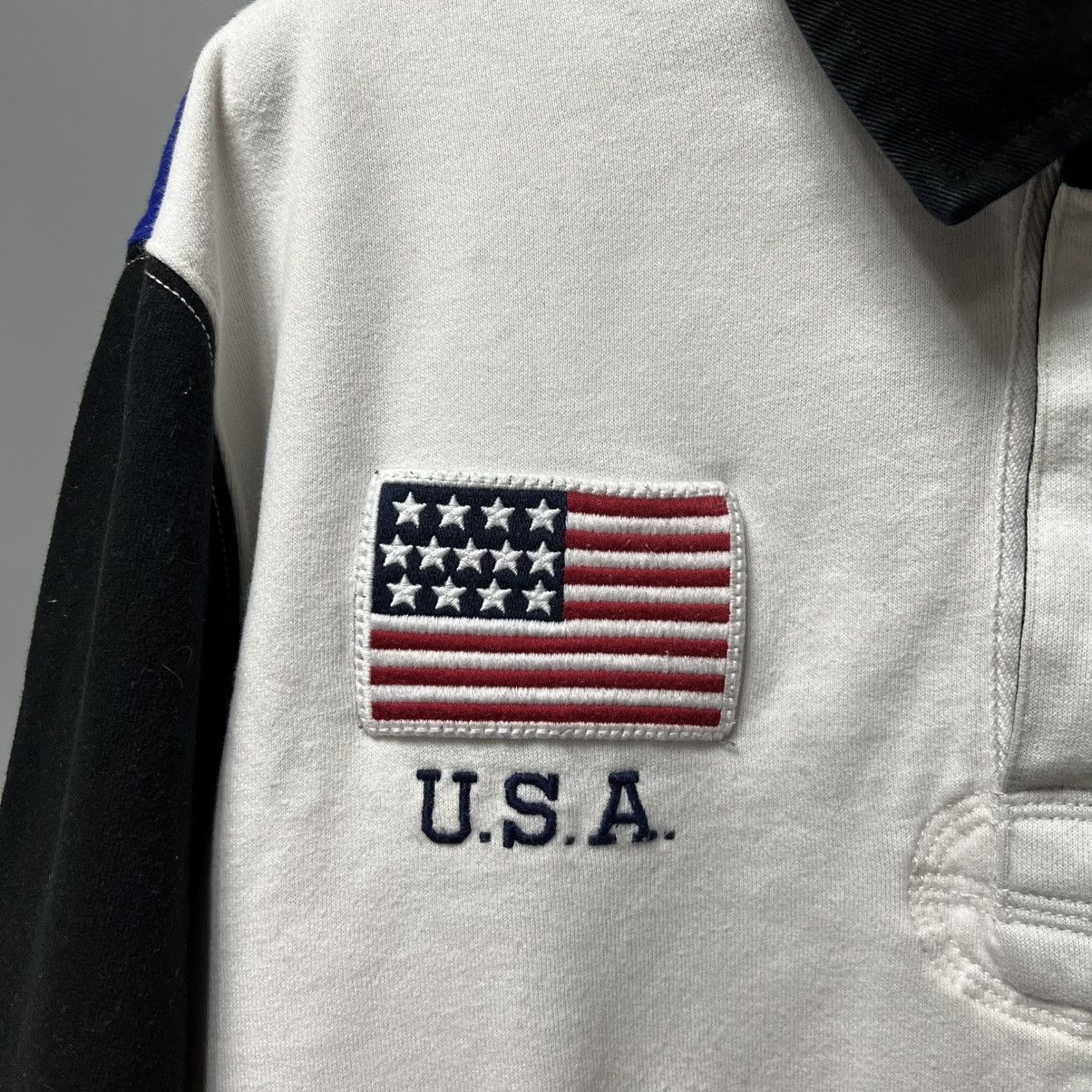 Polo Ralph Lauren Polo Ralph Lauren Big Pony USA Flag Rugby Shirt #10 Limited Size US XL / EU 56 / 4 - 9 Thumbnail