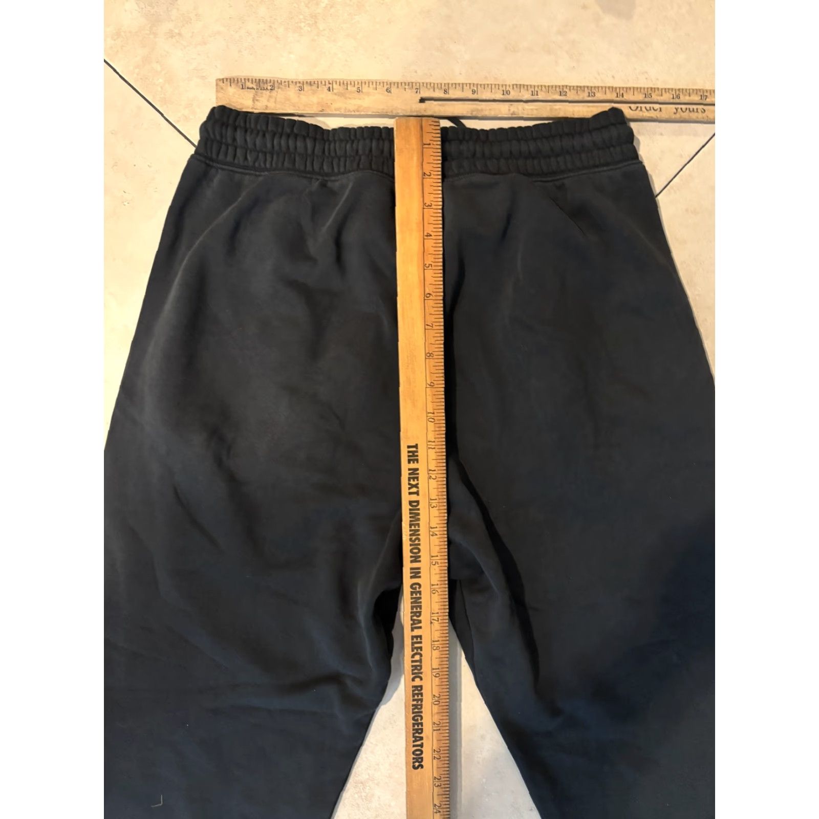 SKIMS Skims Sweatpants Mens M Black Fleece Joggers Athletic Pants Casual Size US 31 - 7 Thumbnail