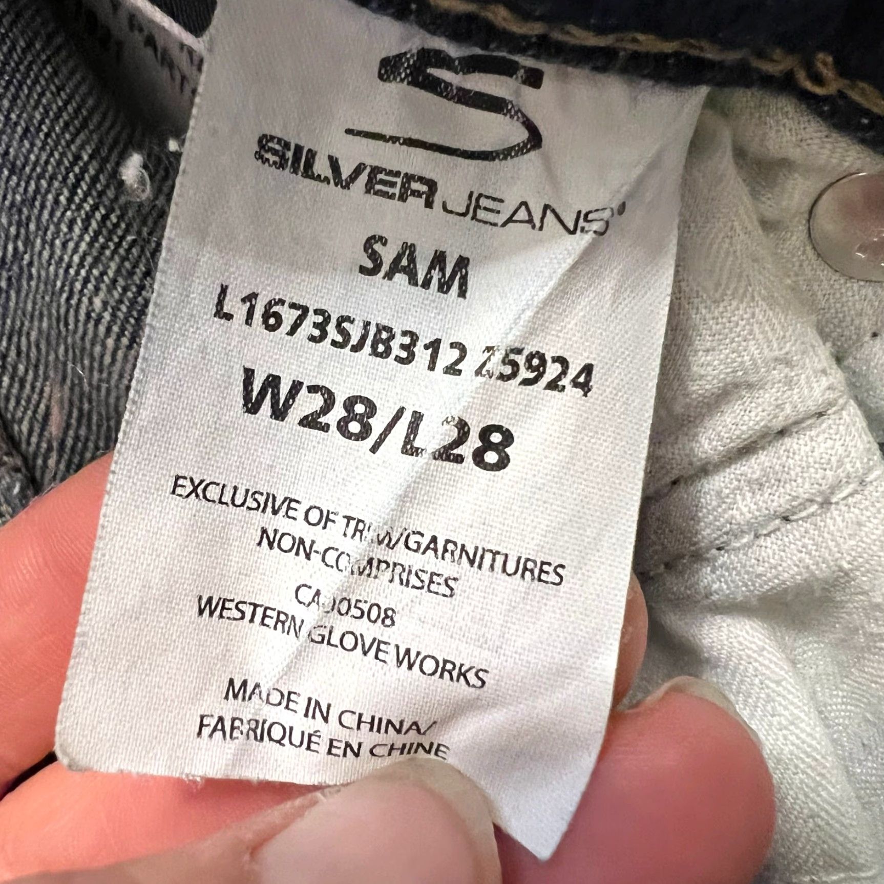 Silver Jeans Co. Silver Jeans Womens 28 X28 Sam Boyfriend Distressed Stretch Pants Blue Size 28" / US 6 / IT 42 - 6 Thumbnail