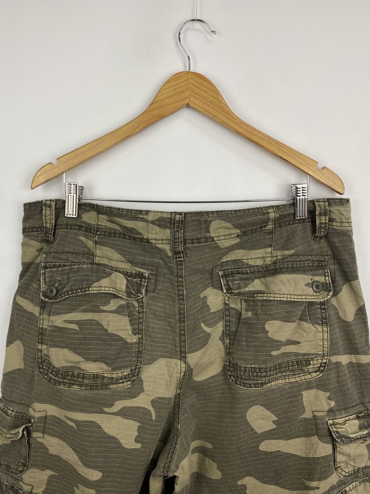 Ecko Unltd. 🇺🇸 Vintage 90s Ecko Unlimited Rap Japan Military Cargo Shorts Size US 34 / EU 50 - 11 Thumbnail