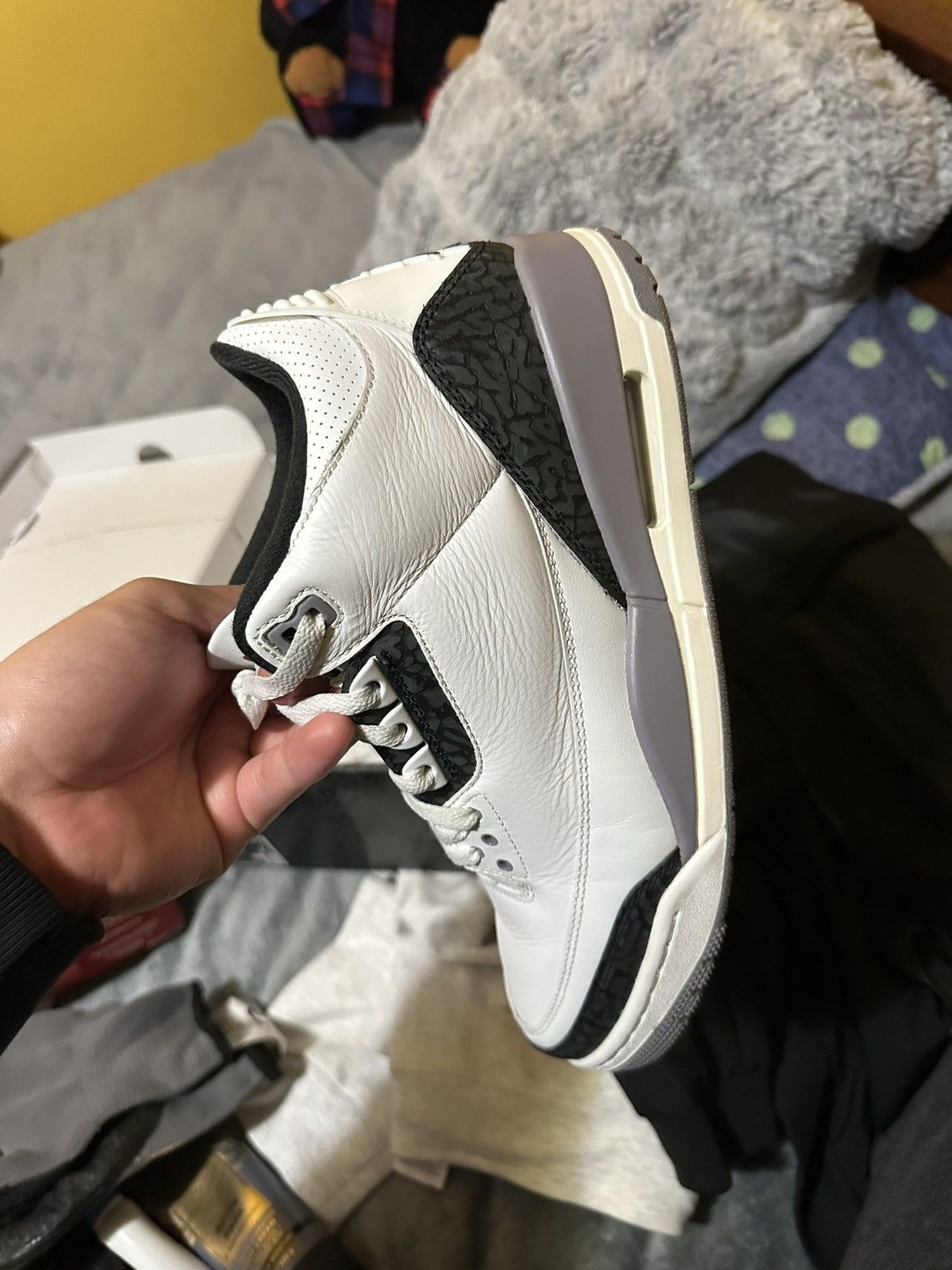 Jordan Brand Air jordan 3 grey retros Size US 9.5 / EU 42-43 - 5 Thumbnail