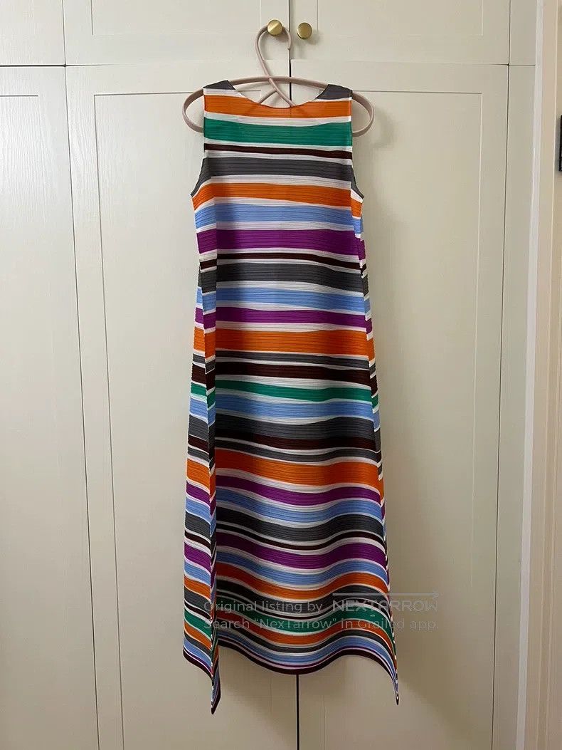 Issey Miyake Issey Miyake Crew Neck Sleeveless Dress Size L / US 10 / IT 46 - 2 Thumbnail