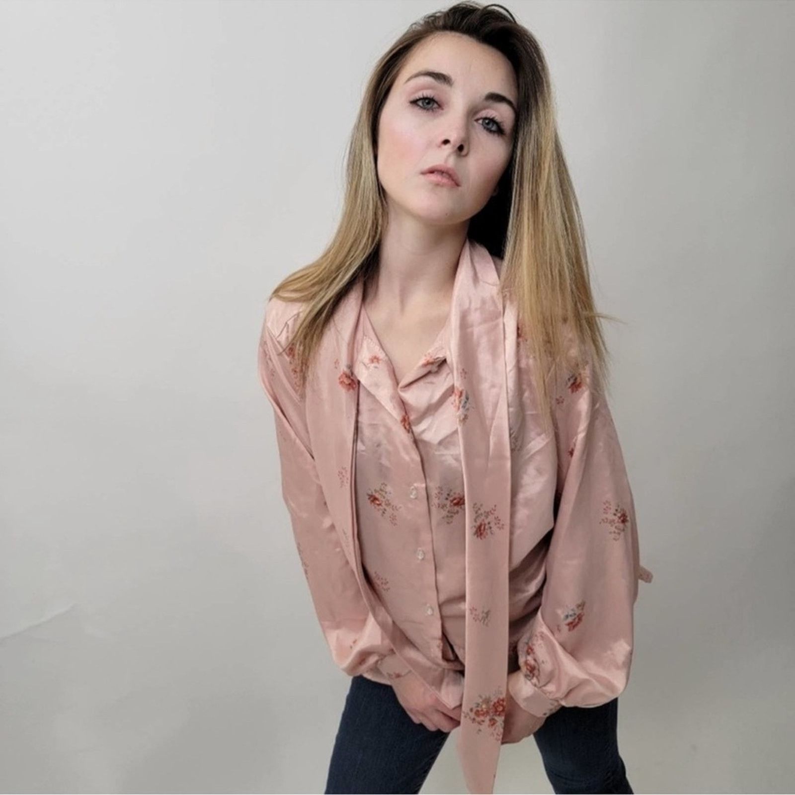 Vintage Vintage 80’s Secretary Top Size L / US 10 / IT 46 - 8 Thumbnail