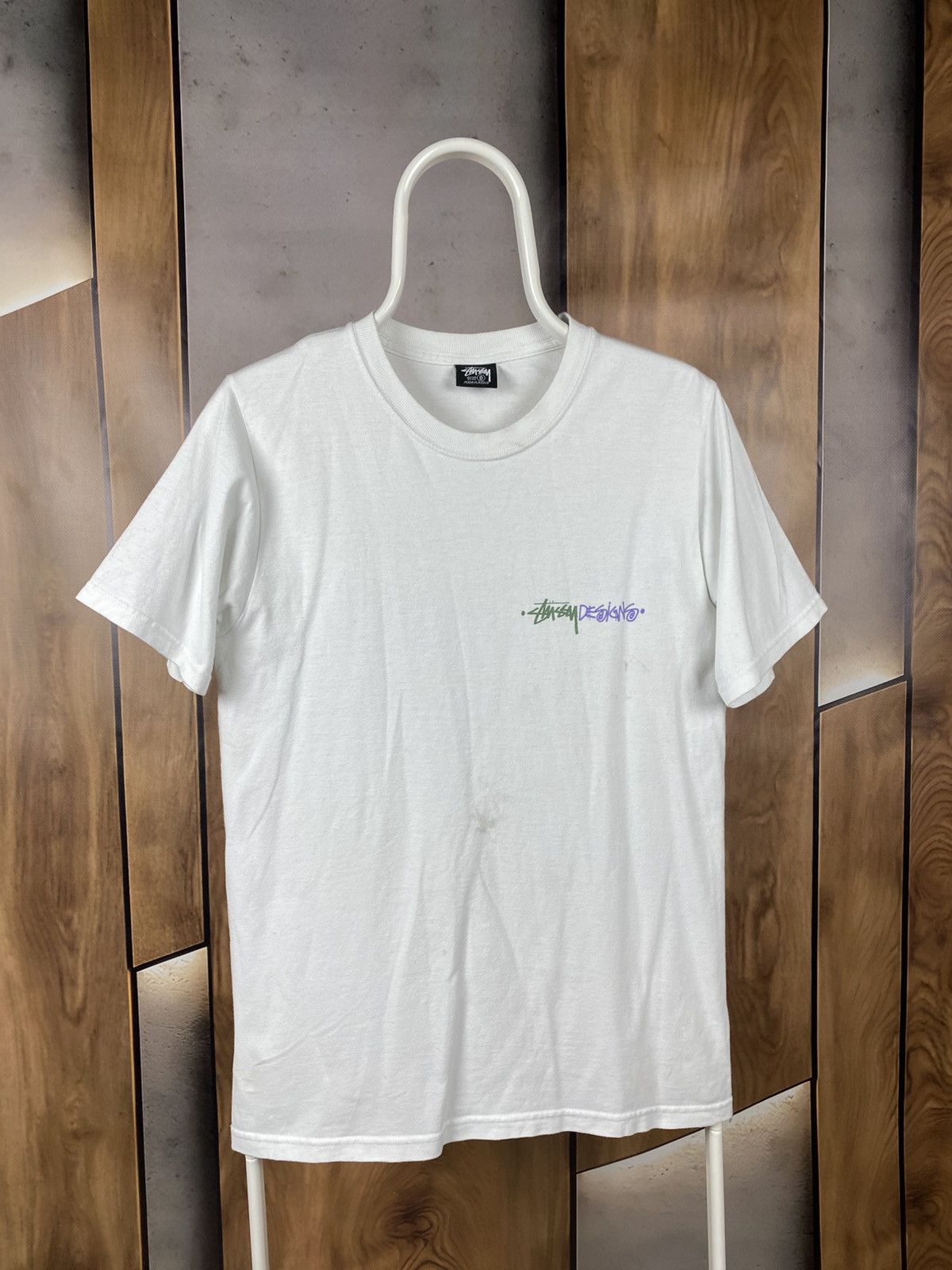 Stussy ✒️T-Shirt Stussy Designs Big Logo Faded Tee🖋️ Size US S / EU 44-46 / 1 - 2 Thumbnail