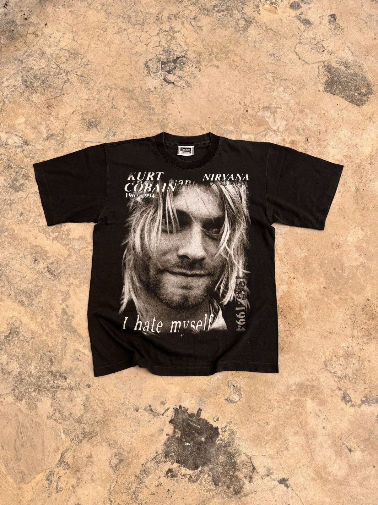 Vintage 90s NIRVANA PROMO GRUNGE KURT COBAIN TOUR T-SHIRT