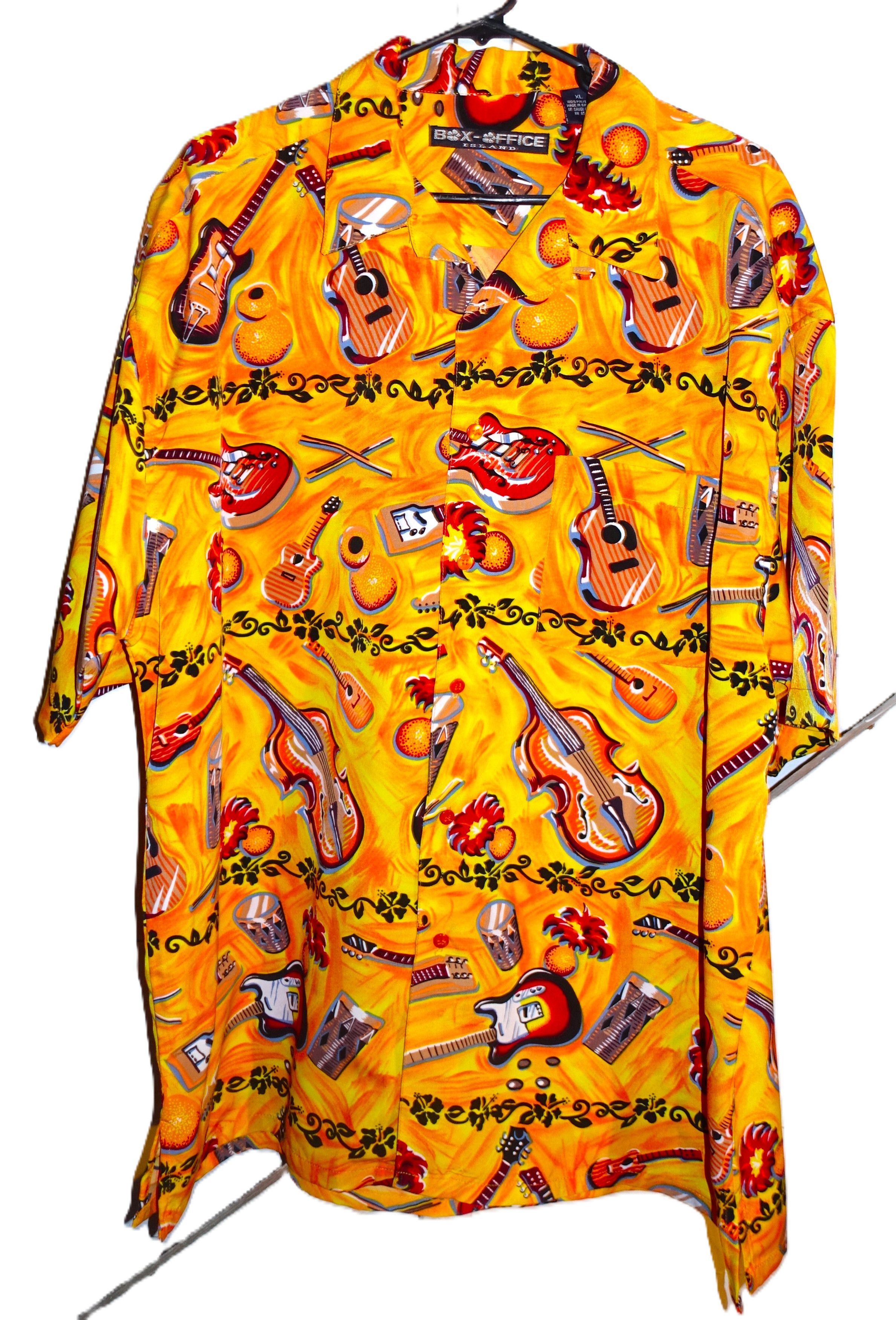 Other Box Office Island Orange Musical Instruments Shirt XL Size US XL / EU 56 / 4 - 1 Thumbnail