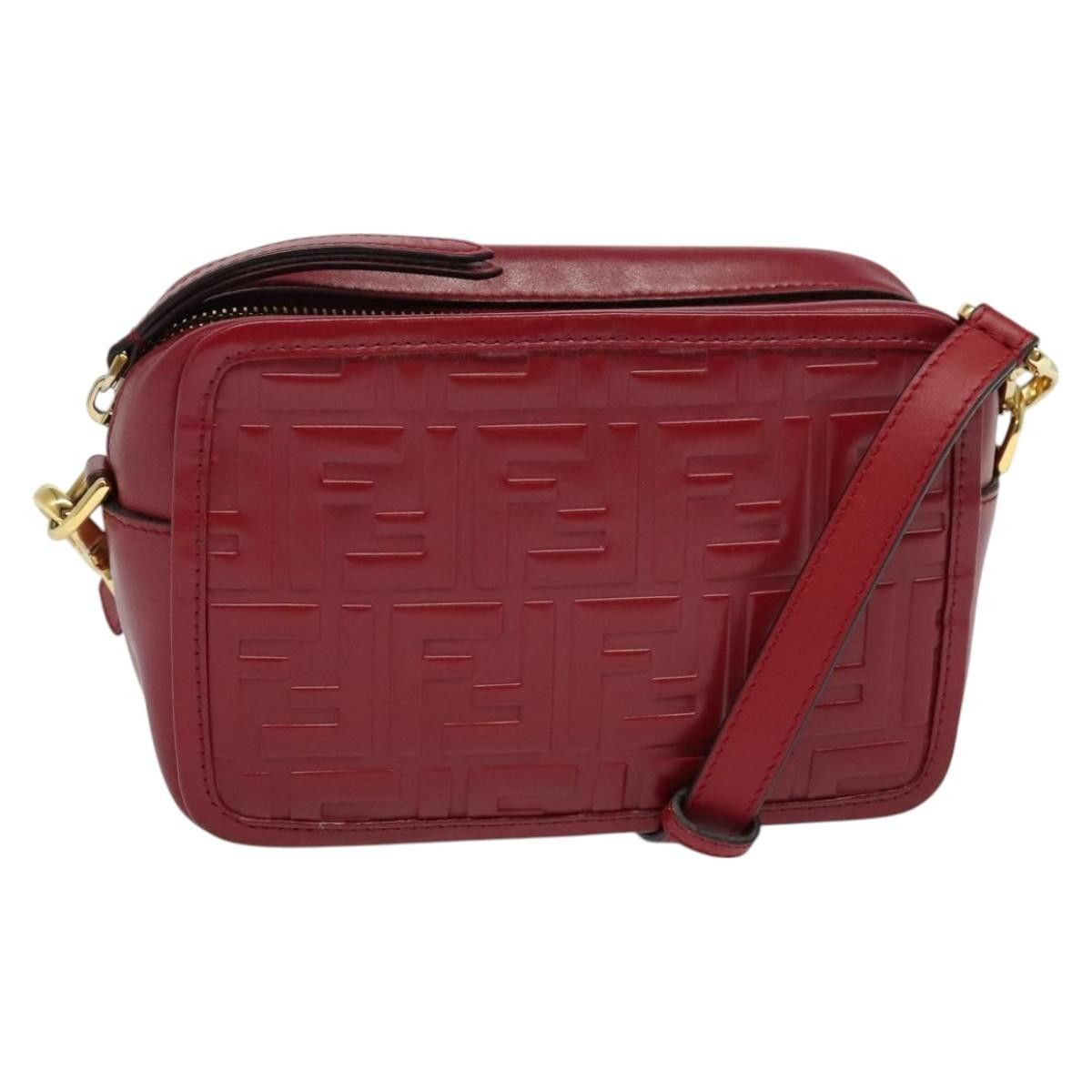 Fendi Fendi Camera Bag Zucca Embossed Leather Size ONE SIZE - 1 Thumbnail