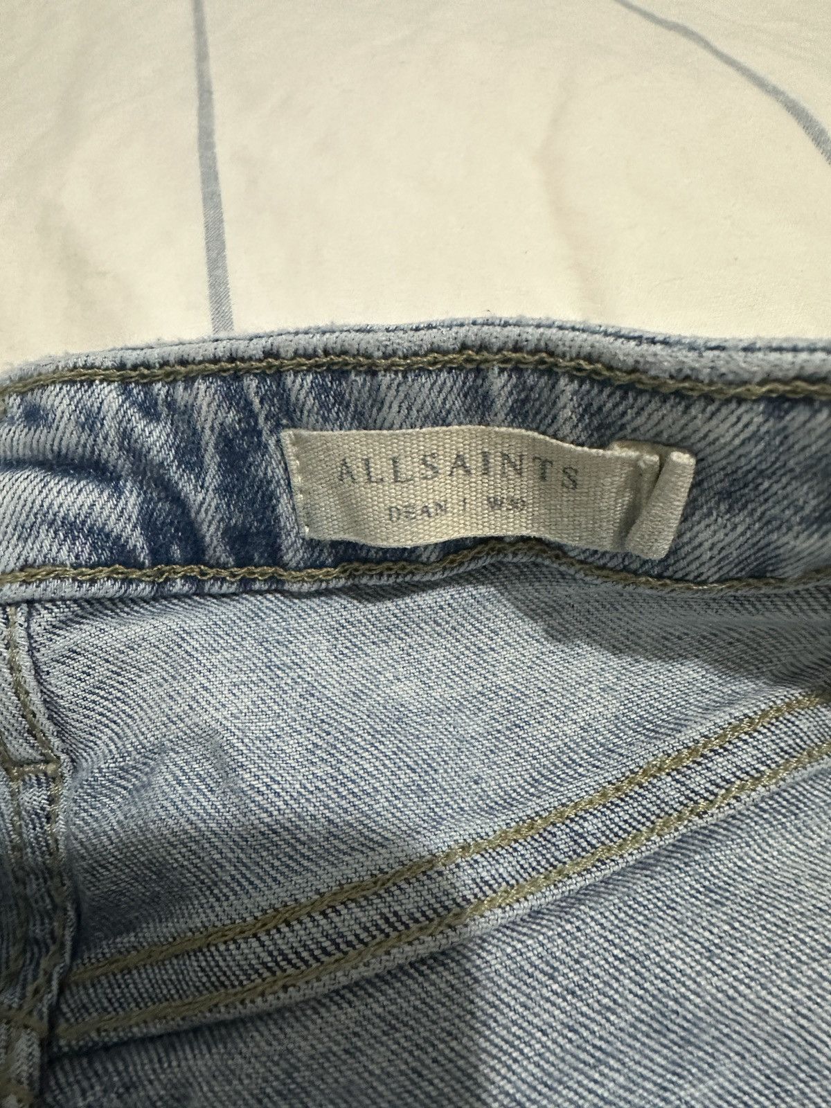 Allsaints Allsaints dean denim jeans, Sz. 30W Size US 30 / EU 46 - 2 Thumbnail