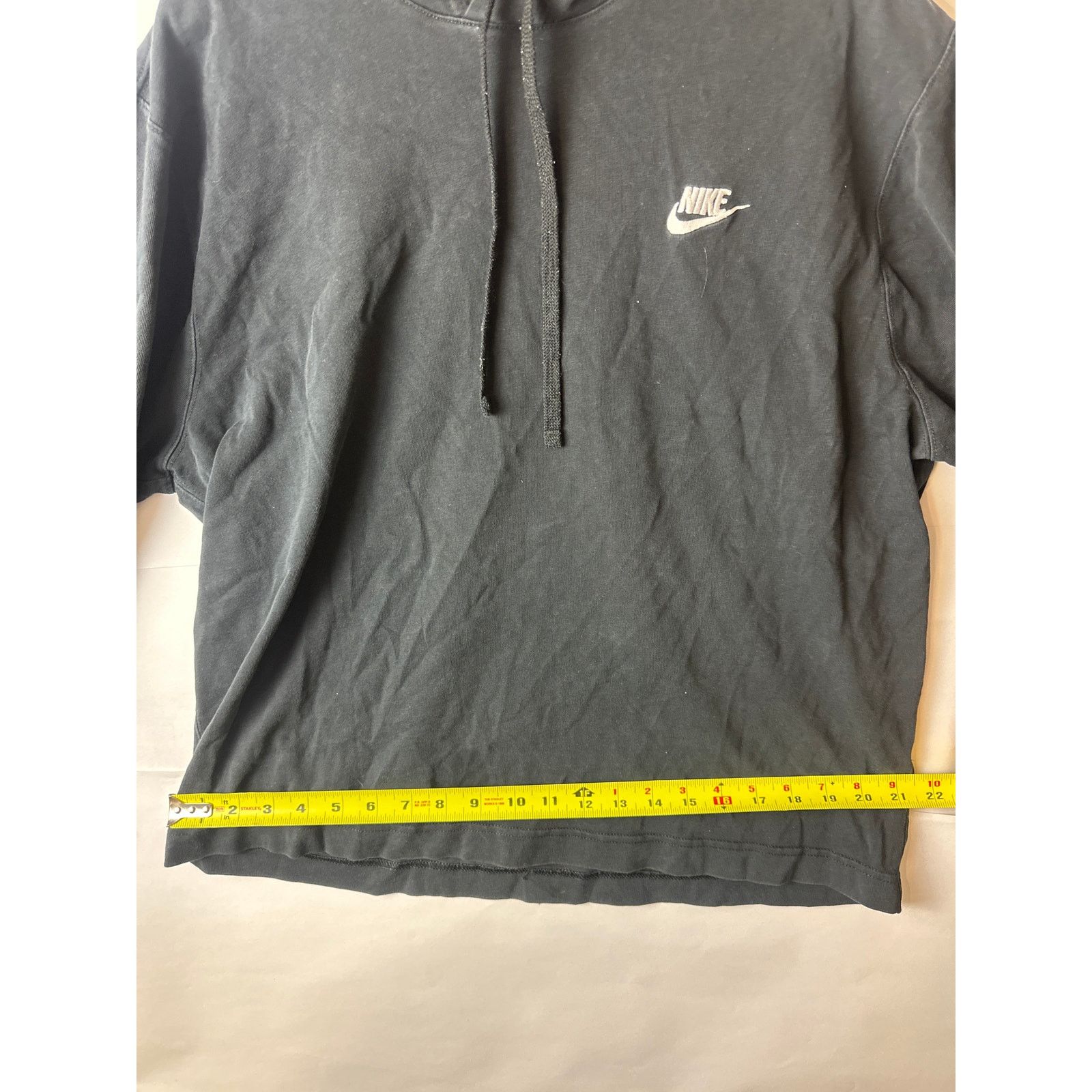 Nike Nike Sportswear Jersey Shirt Mens Black Large Hooded Size ONE SIZE - 4 Thumbnail